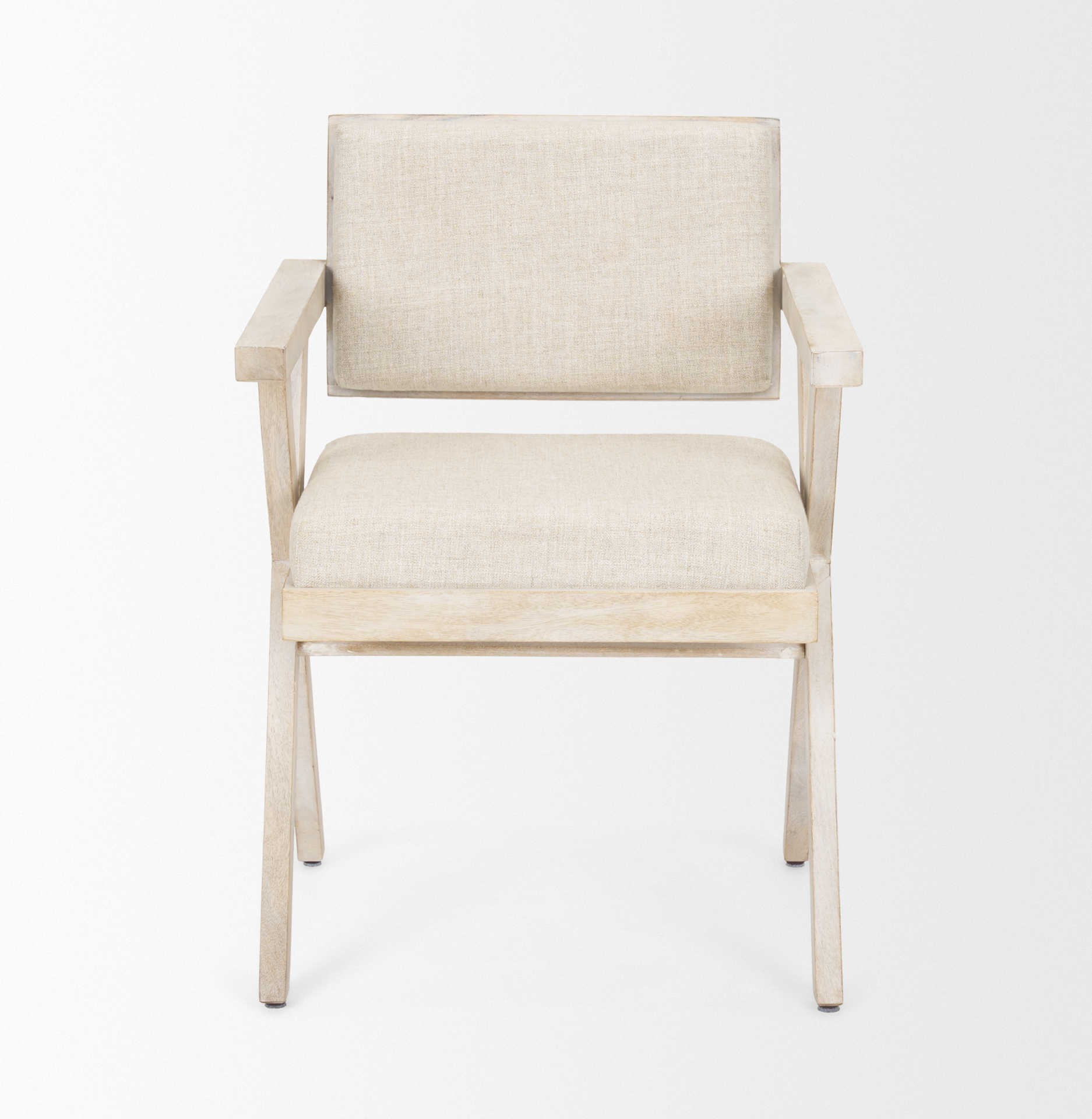 Mercana Topanga Dining Chair - Cream, Wood