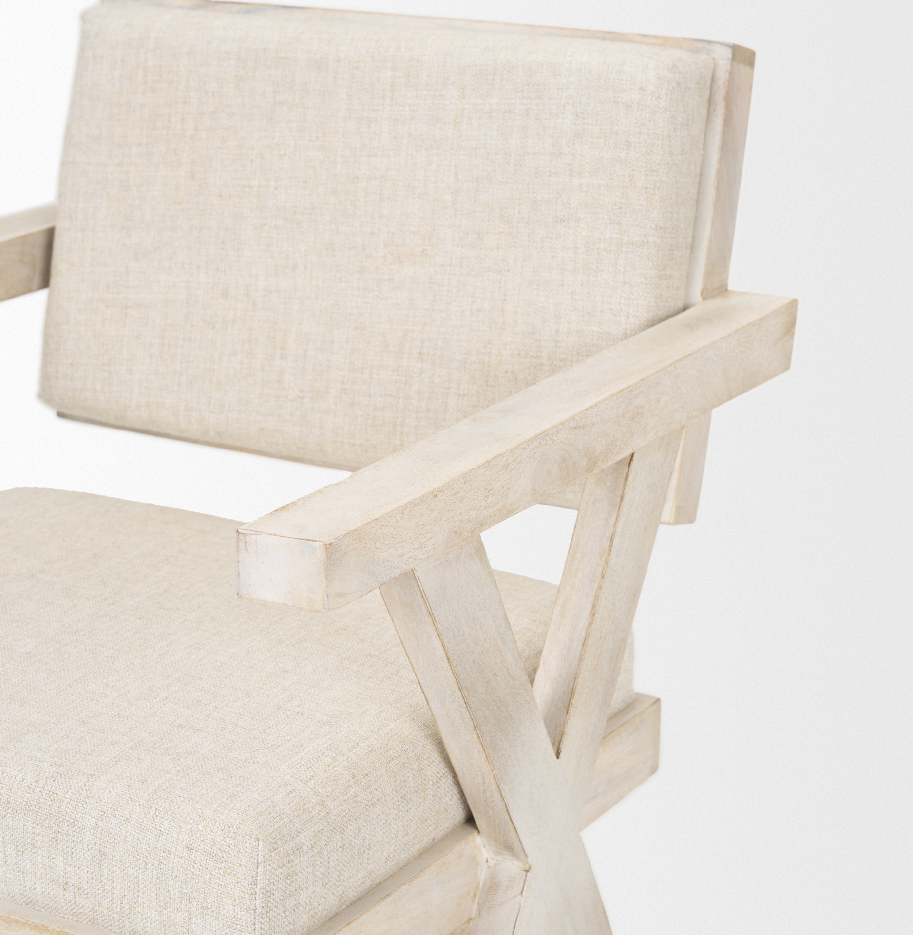 Mercana Topanga Dining Chair - Cream, Wood