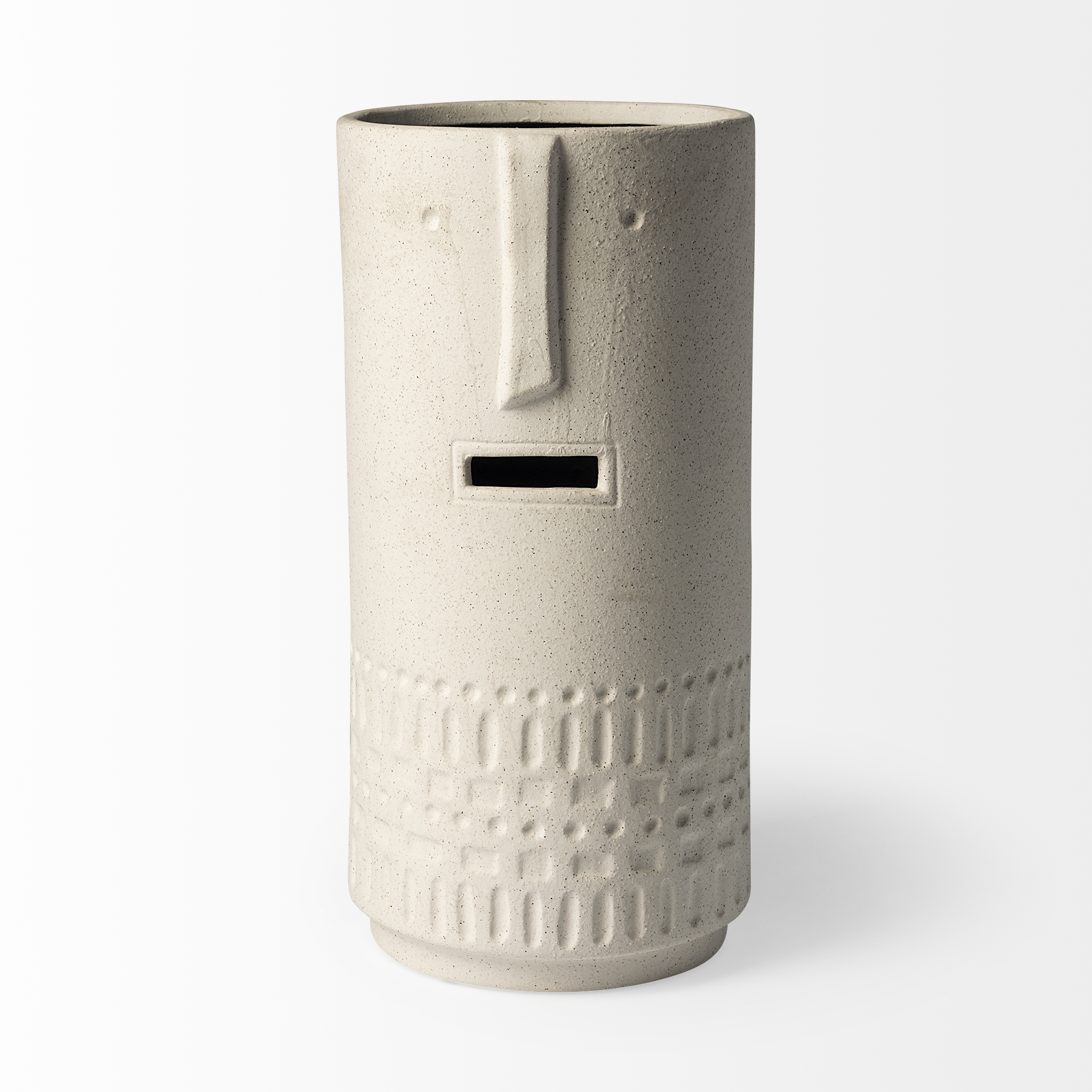 Mercana Jacob Large Vase - White, Ceramic