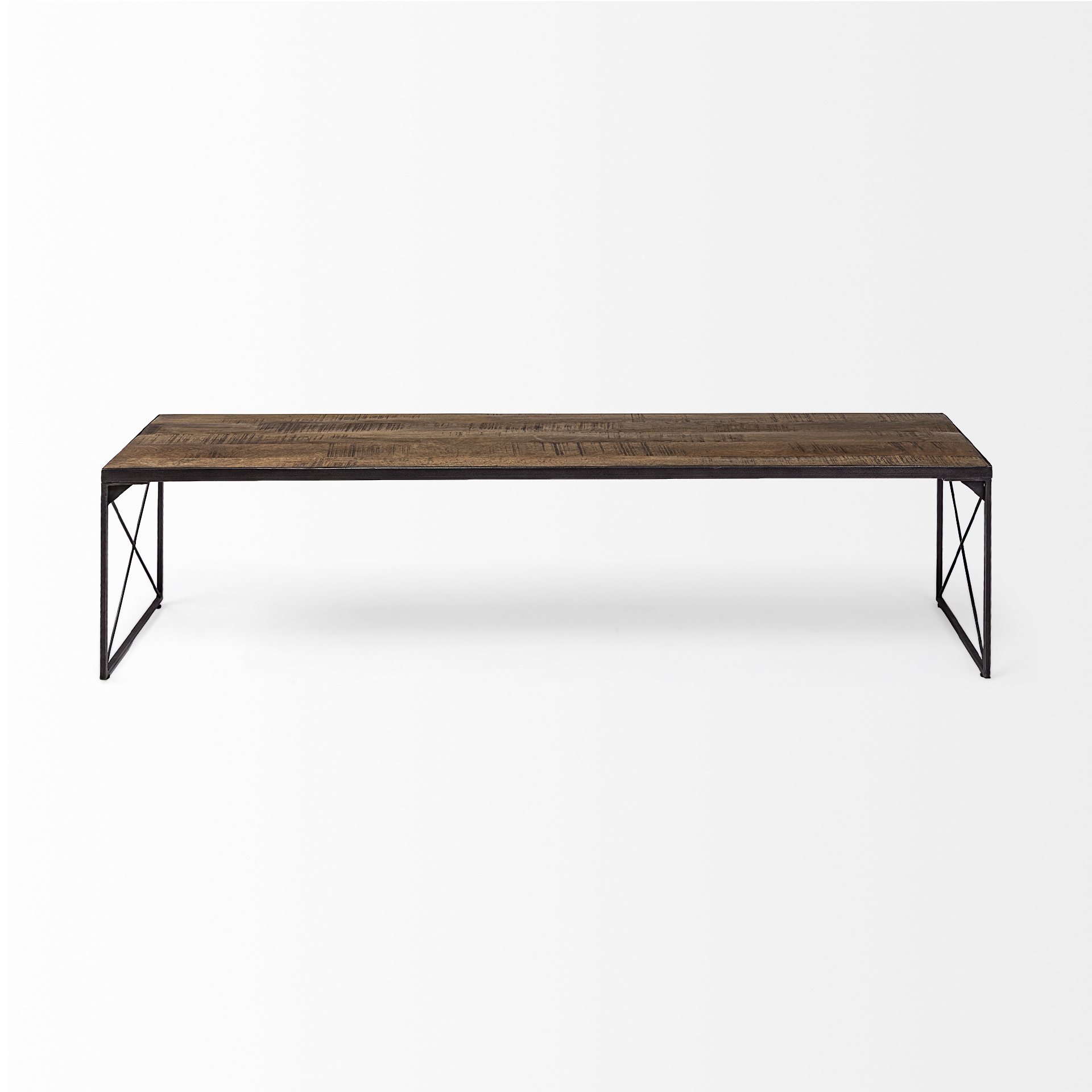 Mercana - Trestman Bench in Brown, Solid Wood