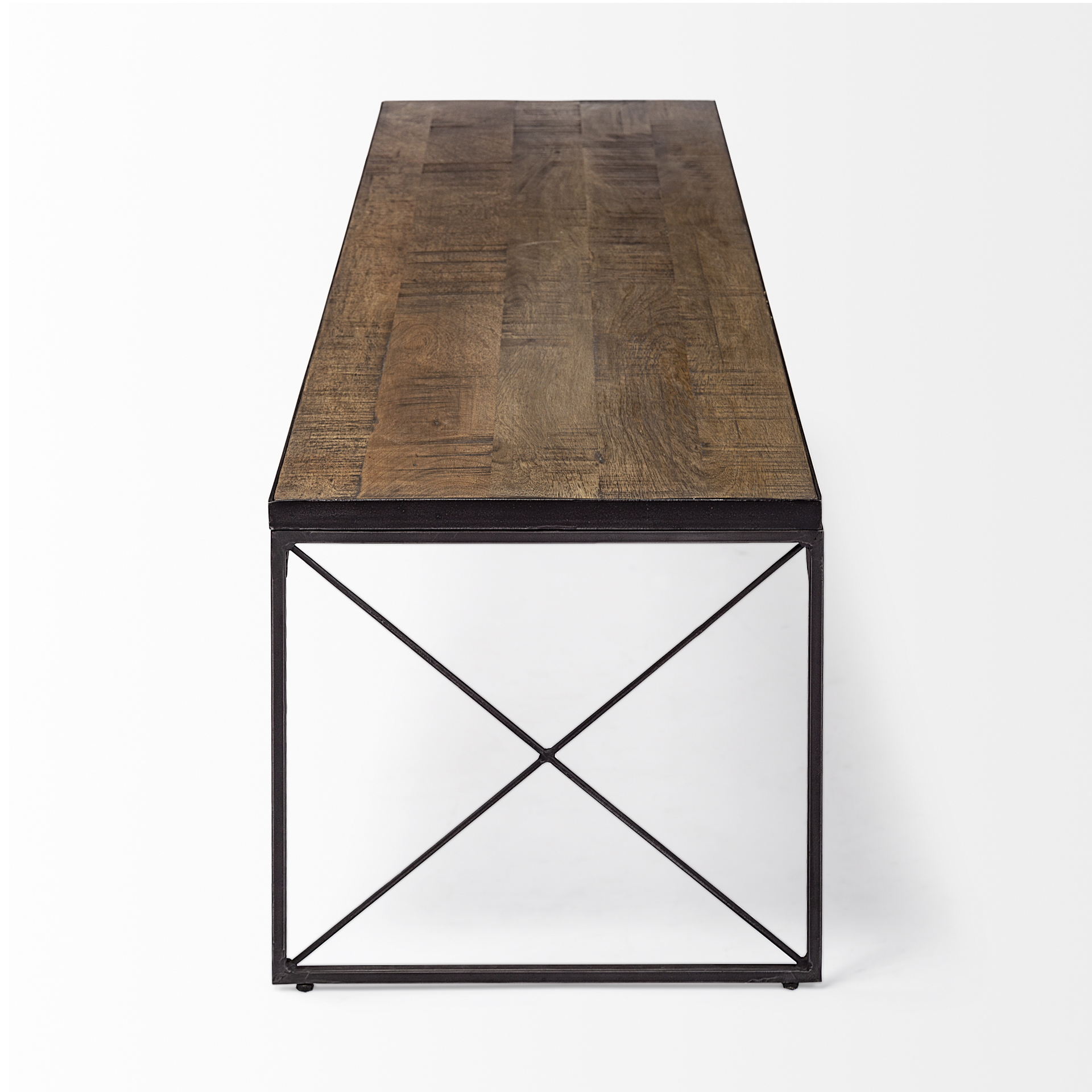 Mercana - Trestman Bench in Brown, Solid Wood