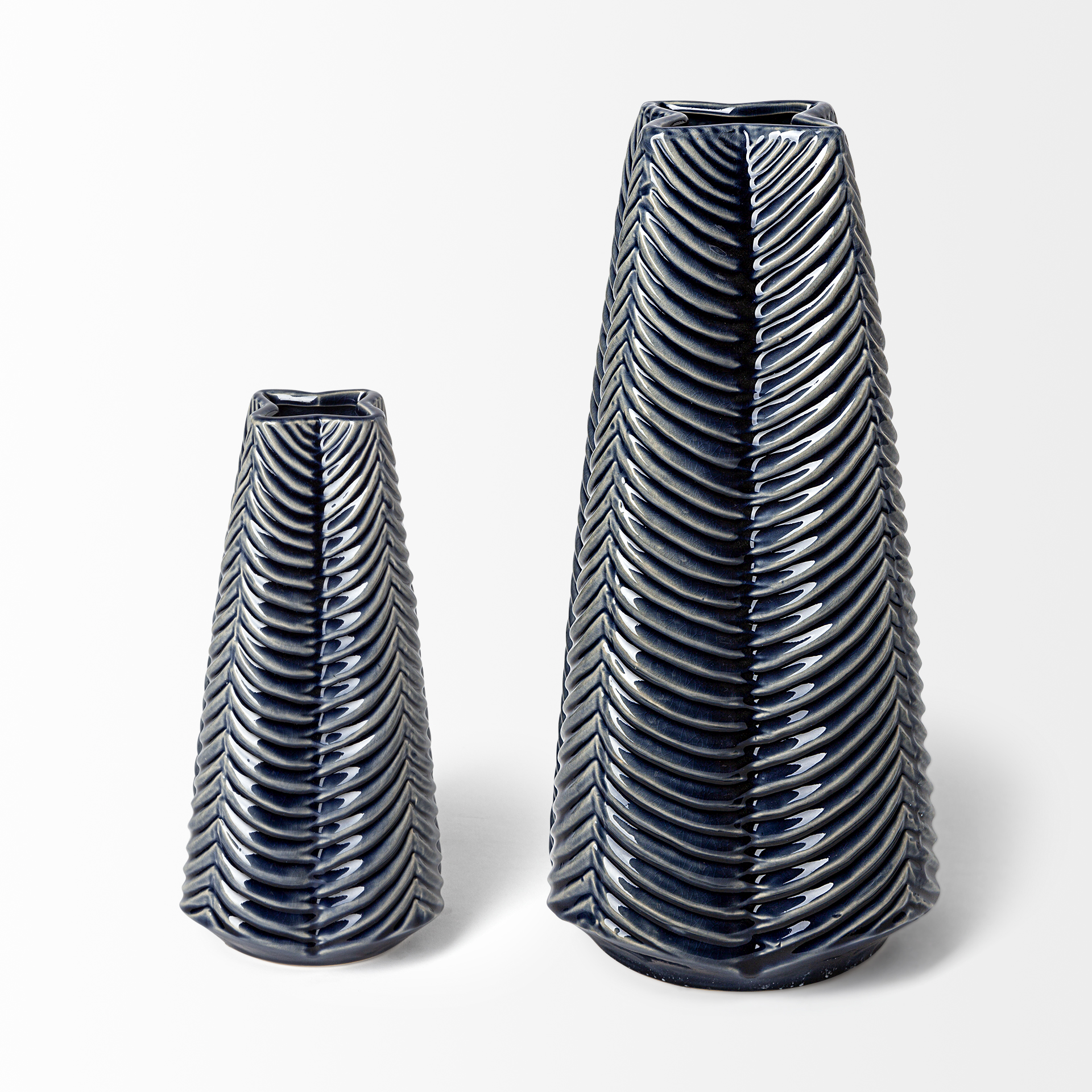Mercana Bashir Small Vase - Blue, Ceramic