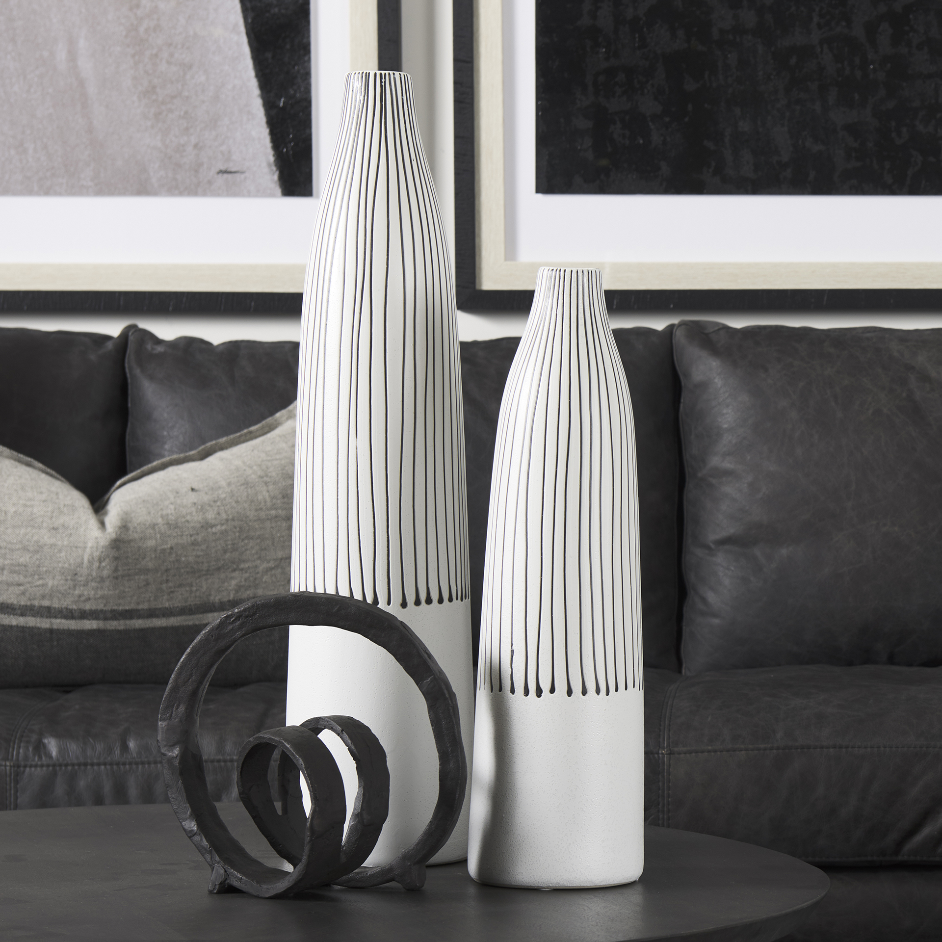 Mercana - Kira Vase in White, Ceramic