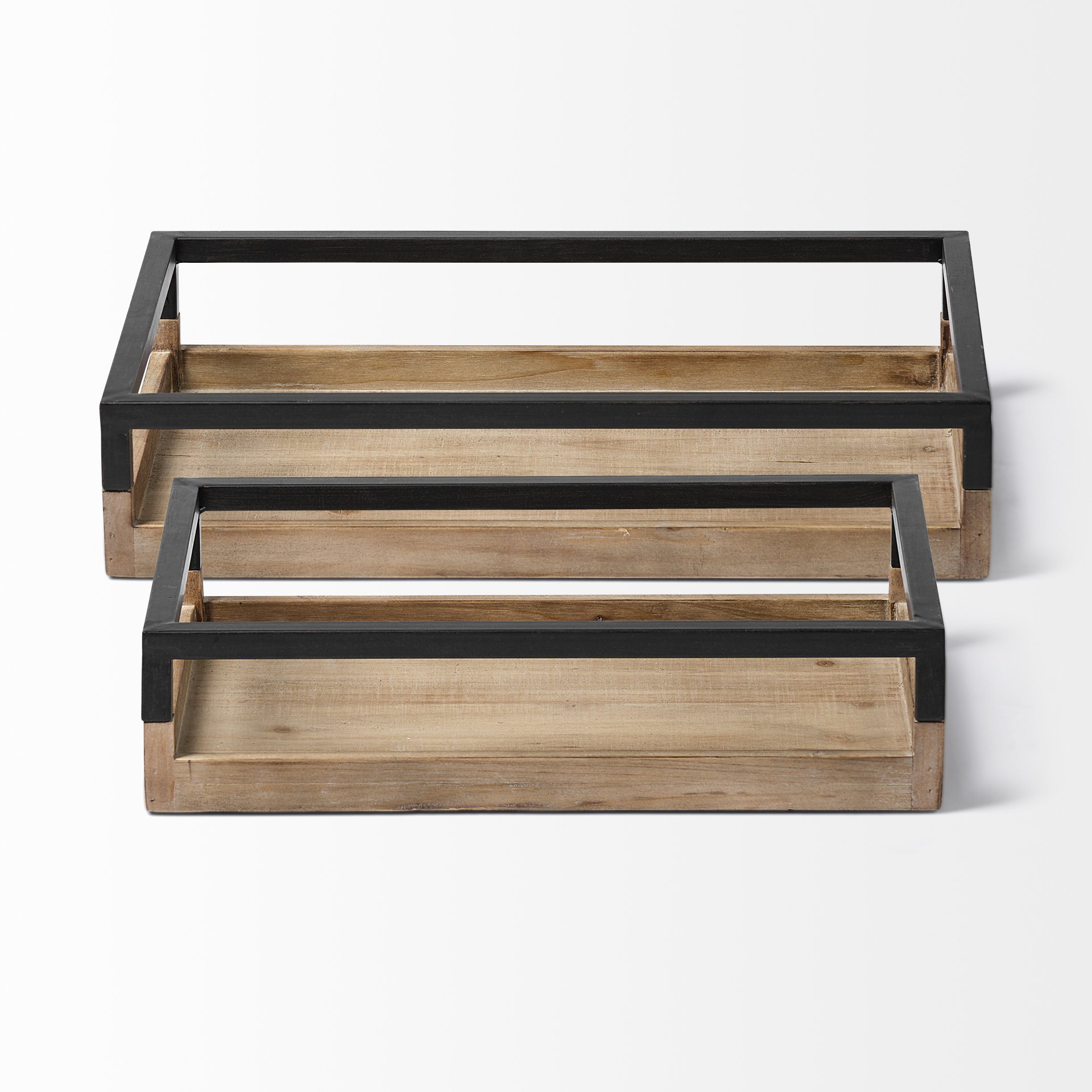 Mercana - Ross Tray in Brown, Solid Wood