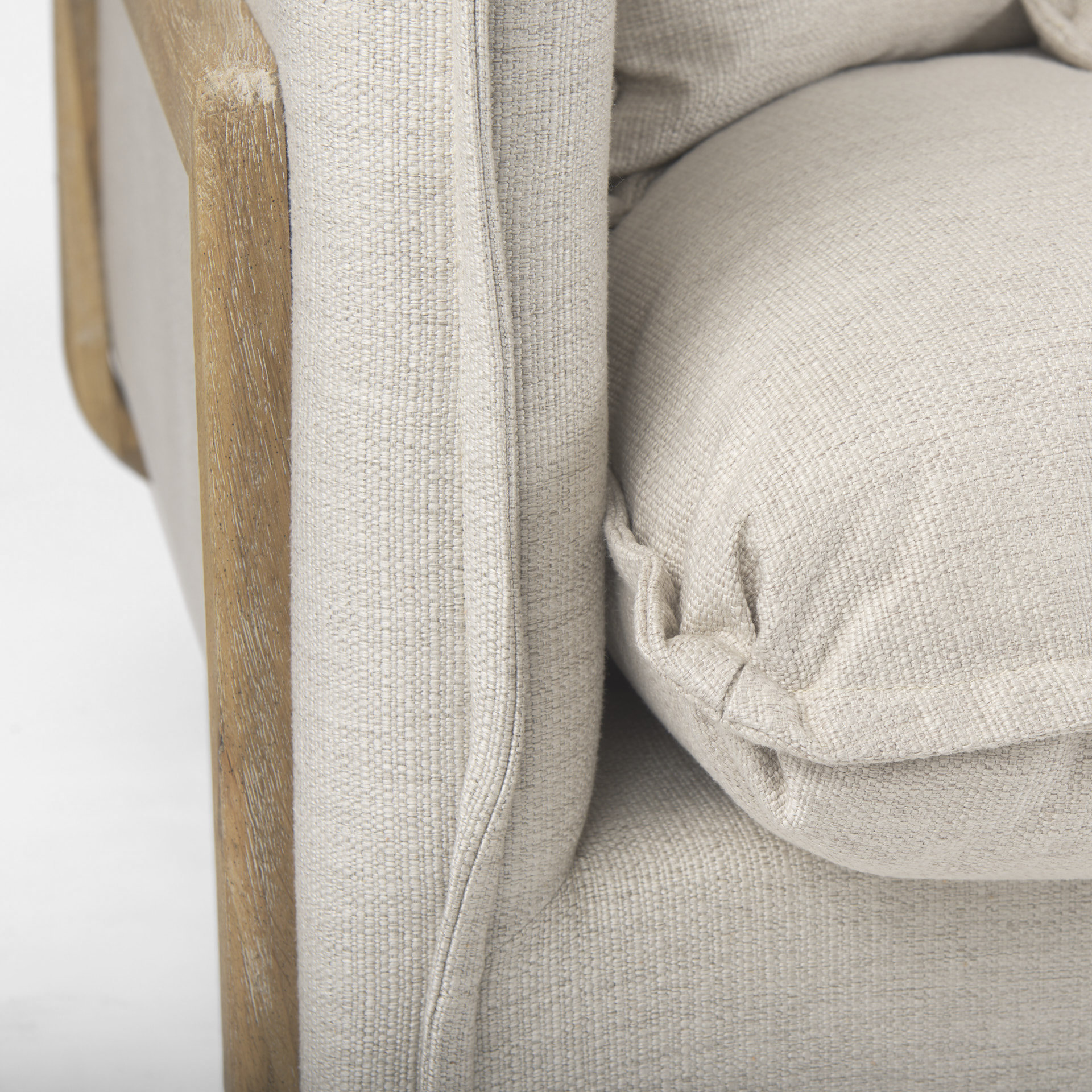 Mercana Roy Sofa - Cream, Polyester