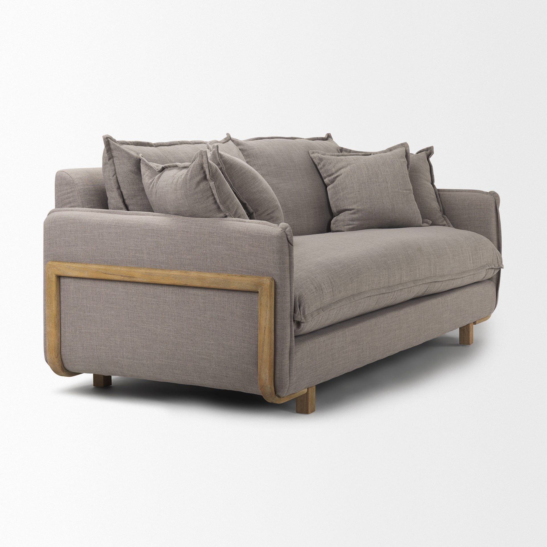 Mercana Roy Sofa - Brown, Polyester