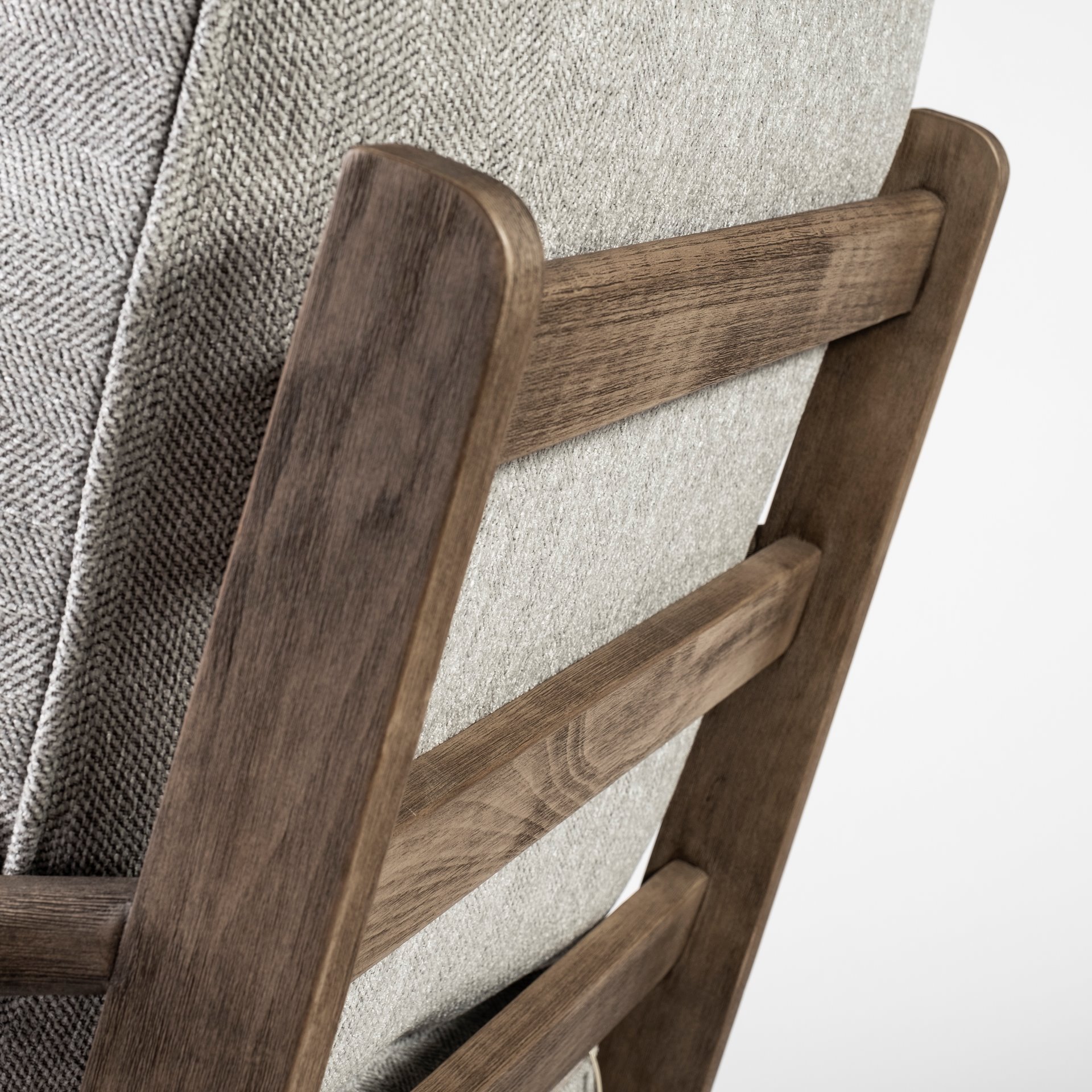Mercana Olympus Upholstered Accent Chair - Gray, Fabric