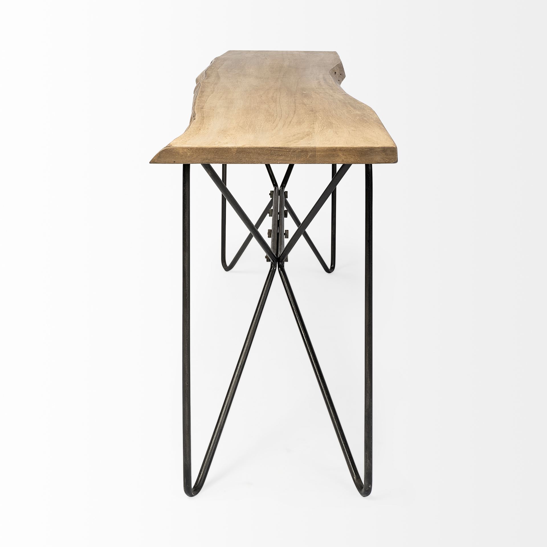 Mercana Papillion Console Table - Black, Iron