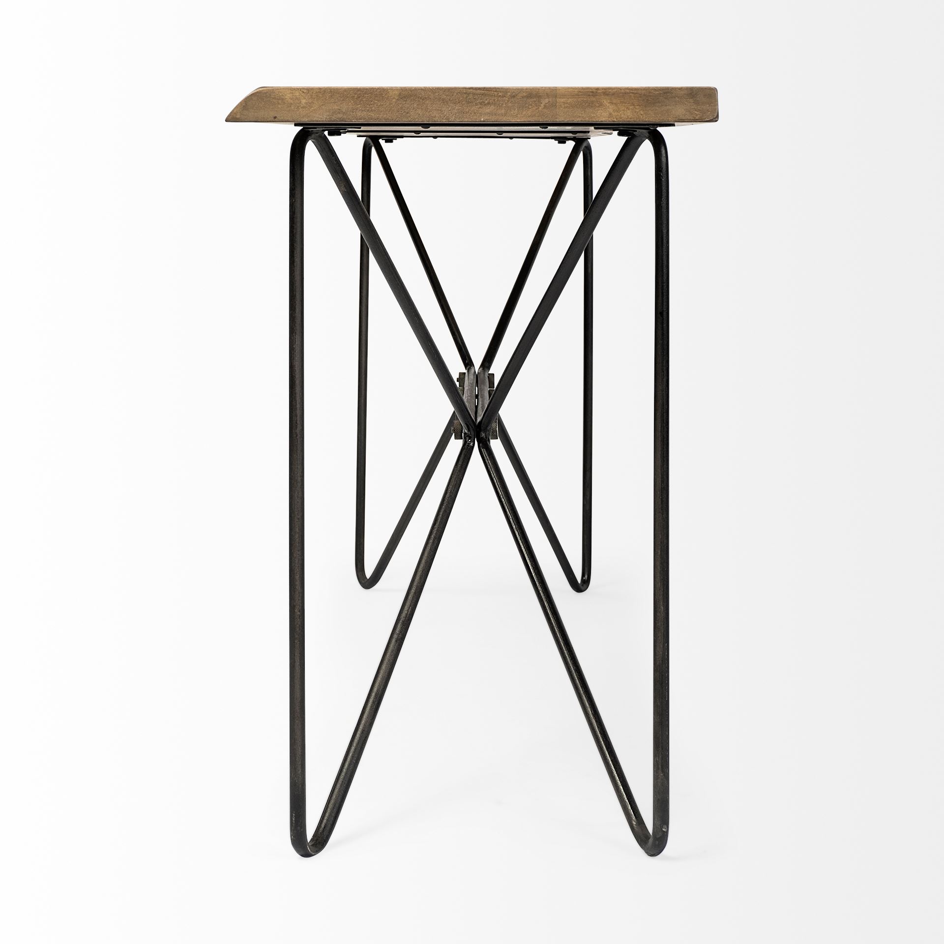 Mercana Papillion Console Table - Black, Iron