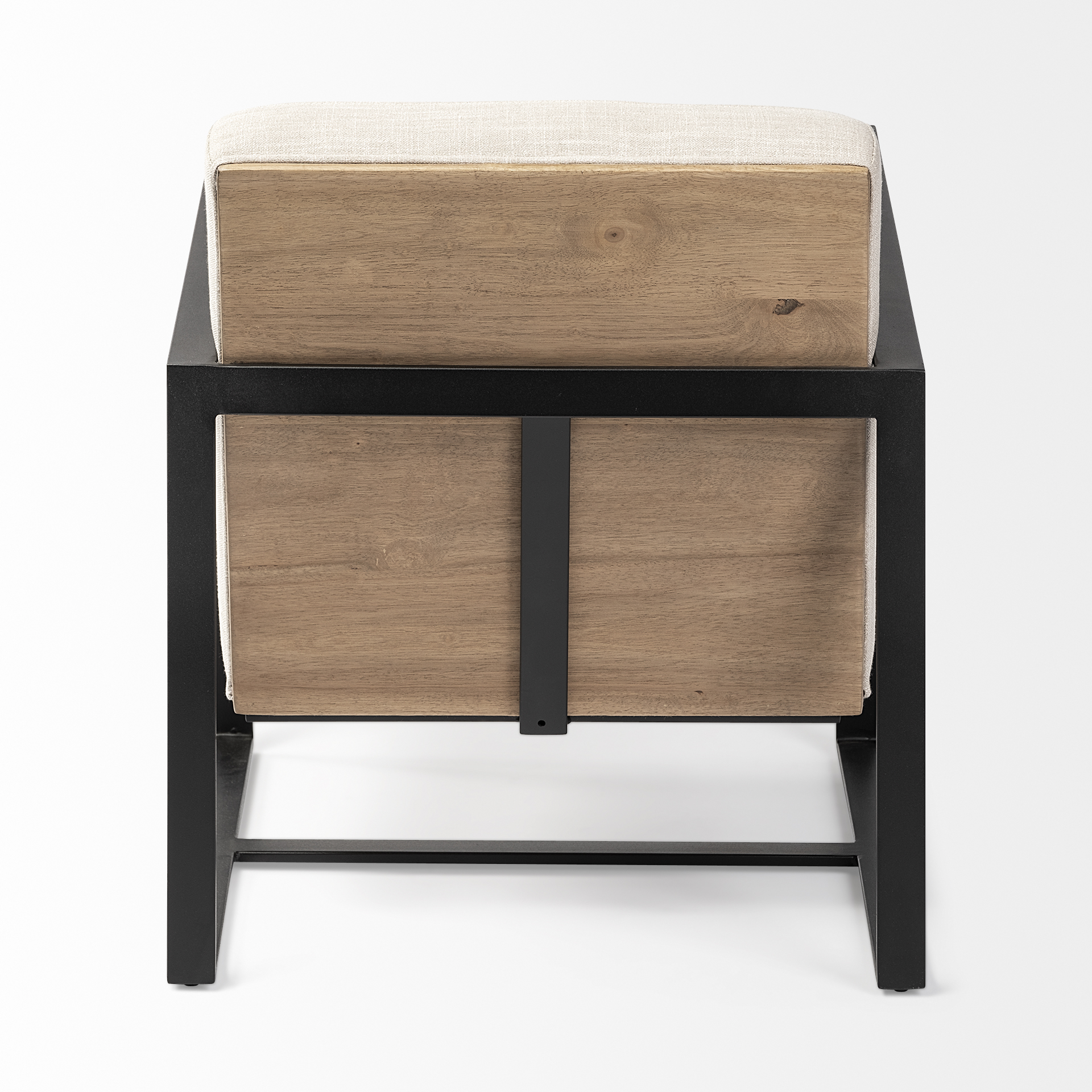 Mercana - Stamford Upholstered Accent Chair in Cream, Wood