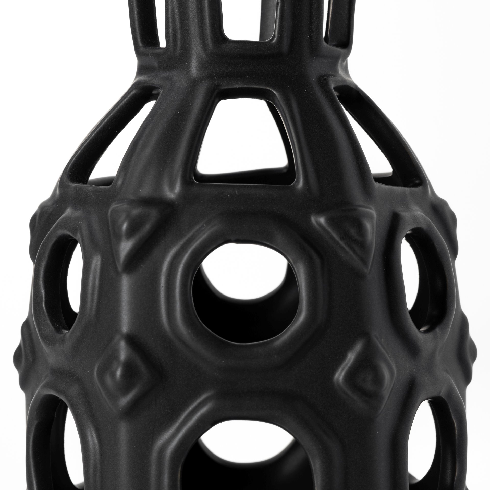 Mercana Brunel Small Vase - Black, Ceramic