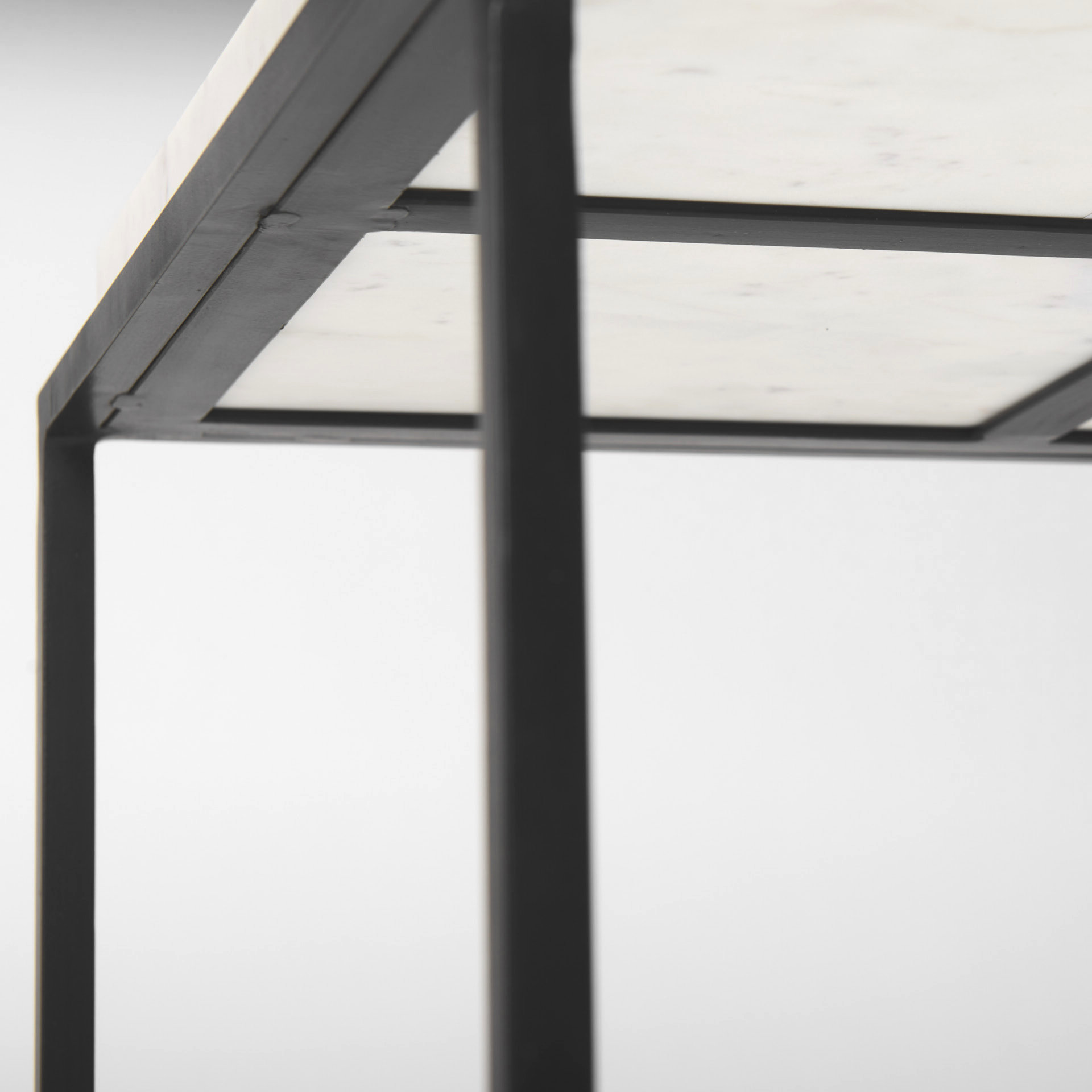 Mercana - Nathan End Table in Black, Metal