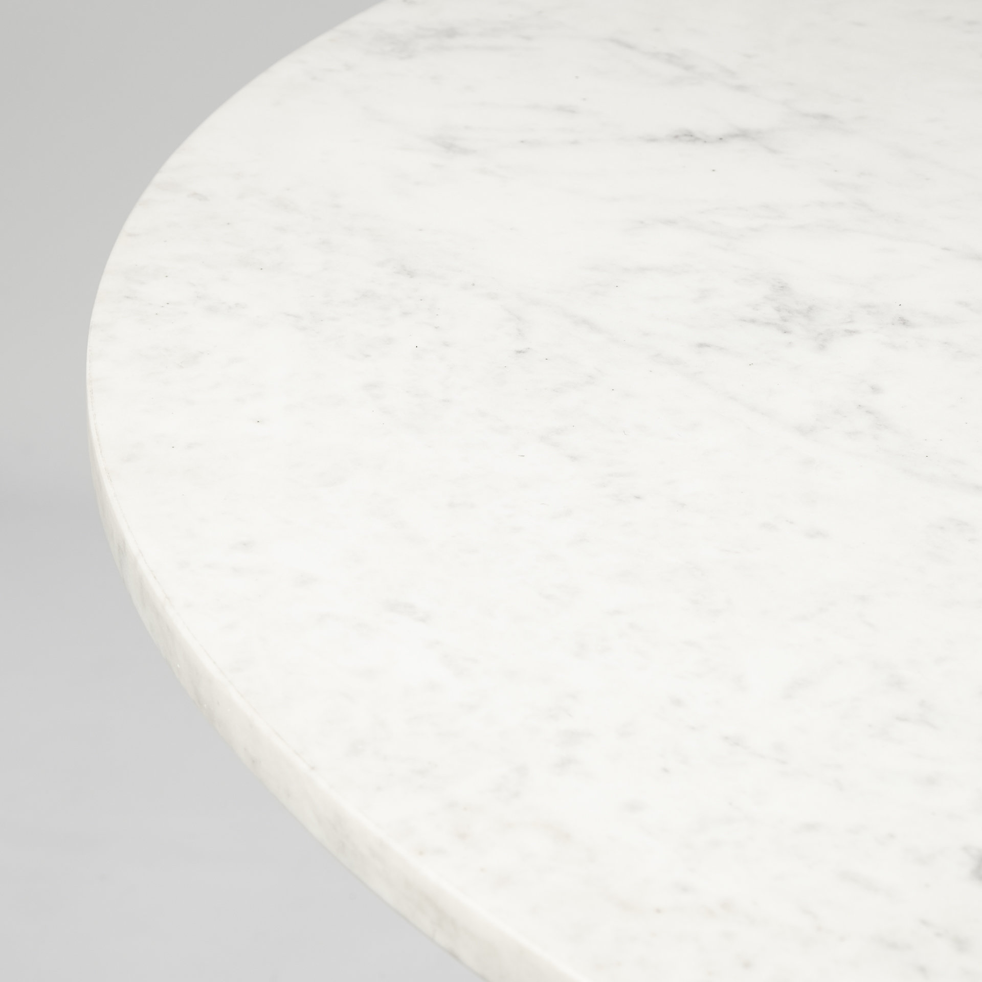 Mercana Tanner Round Dining Table - Black, Stone