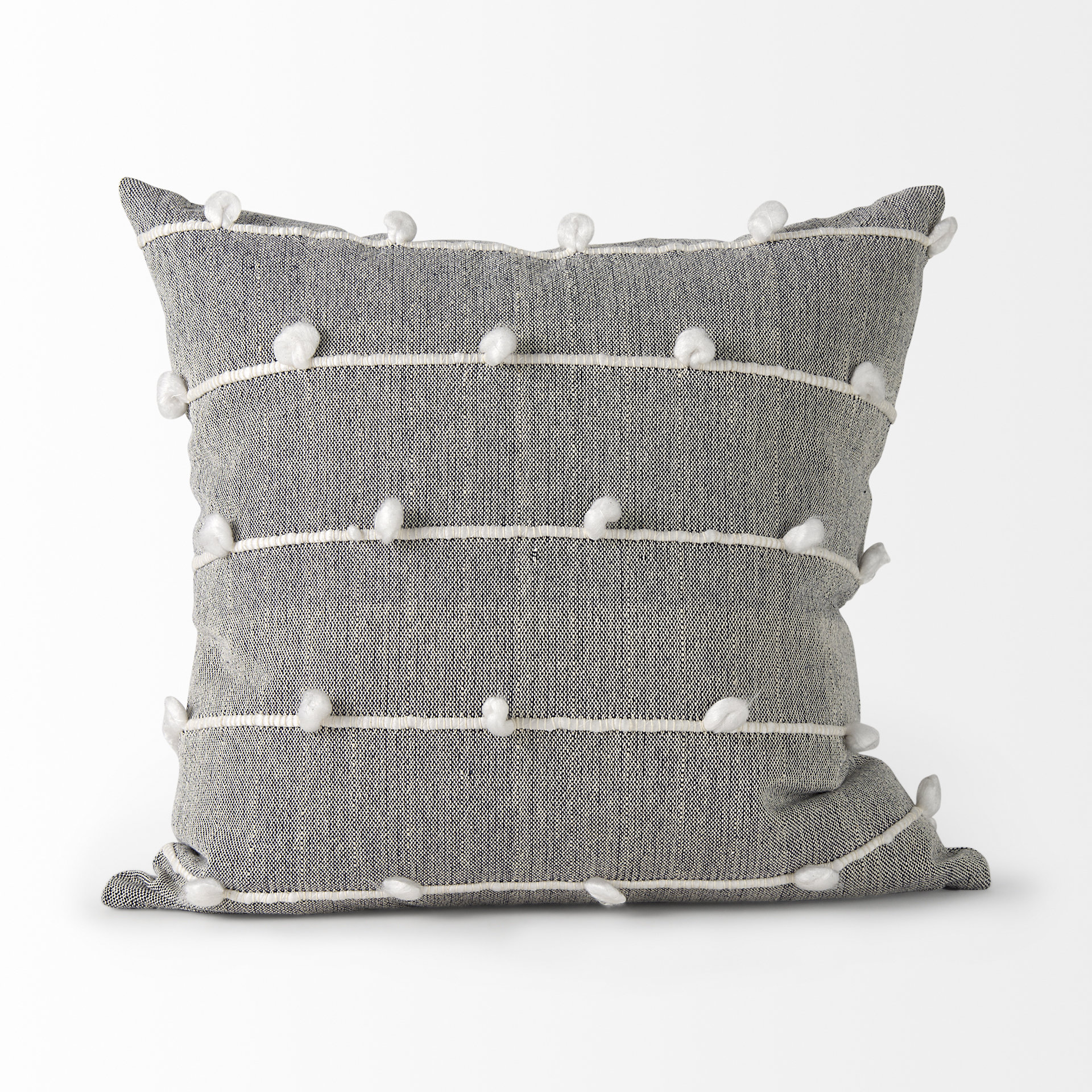 Mercana Linda Pillow - Navy/Cream, 20x20