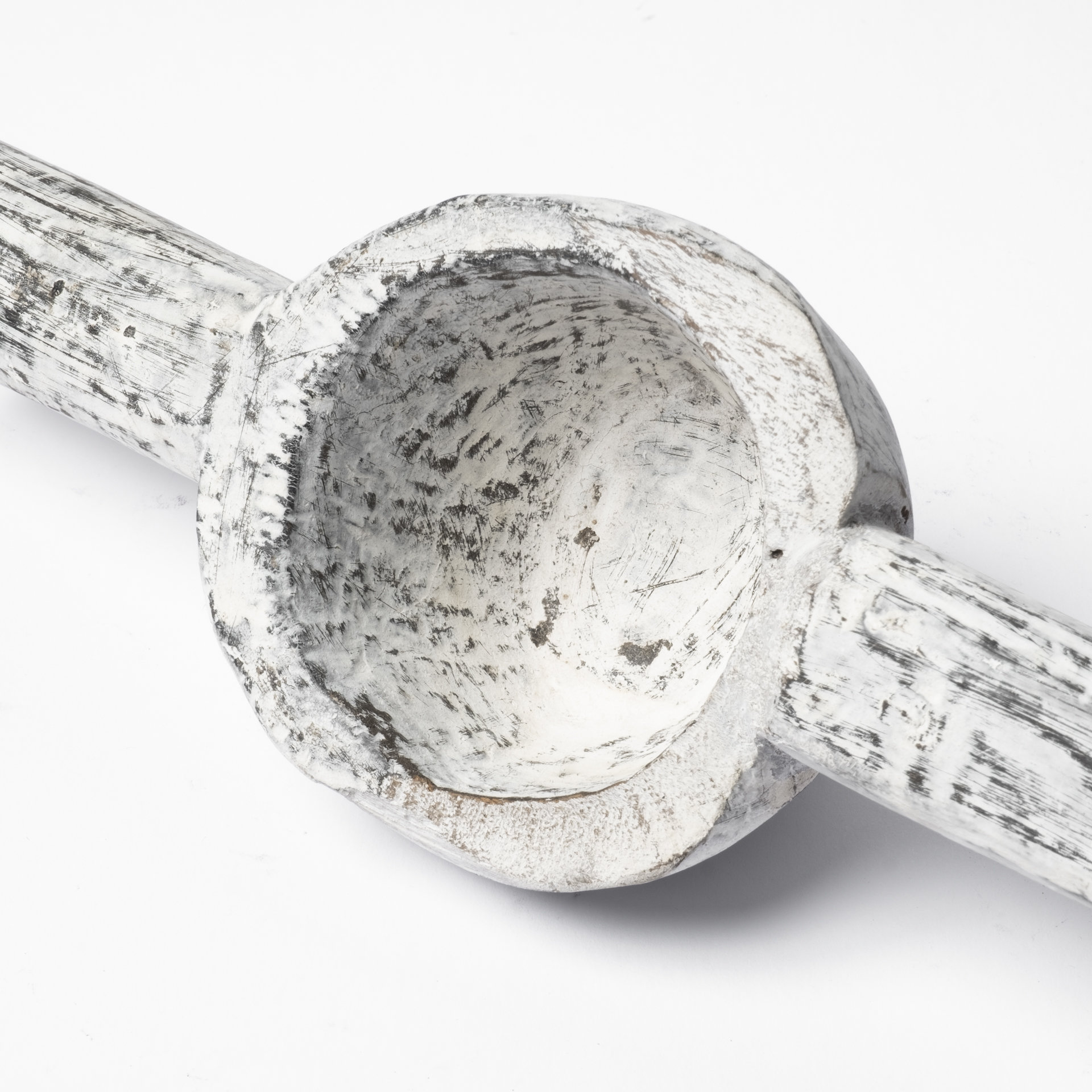 Mercana Oro Object - White Washed, Wood