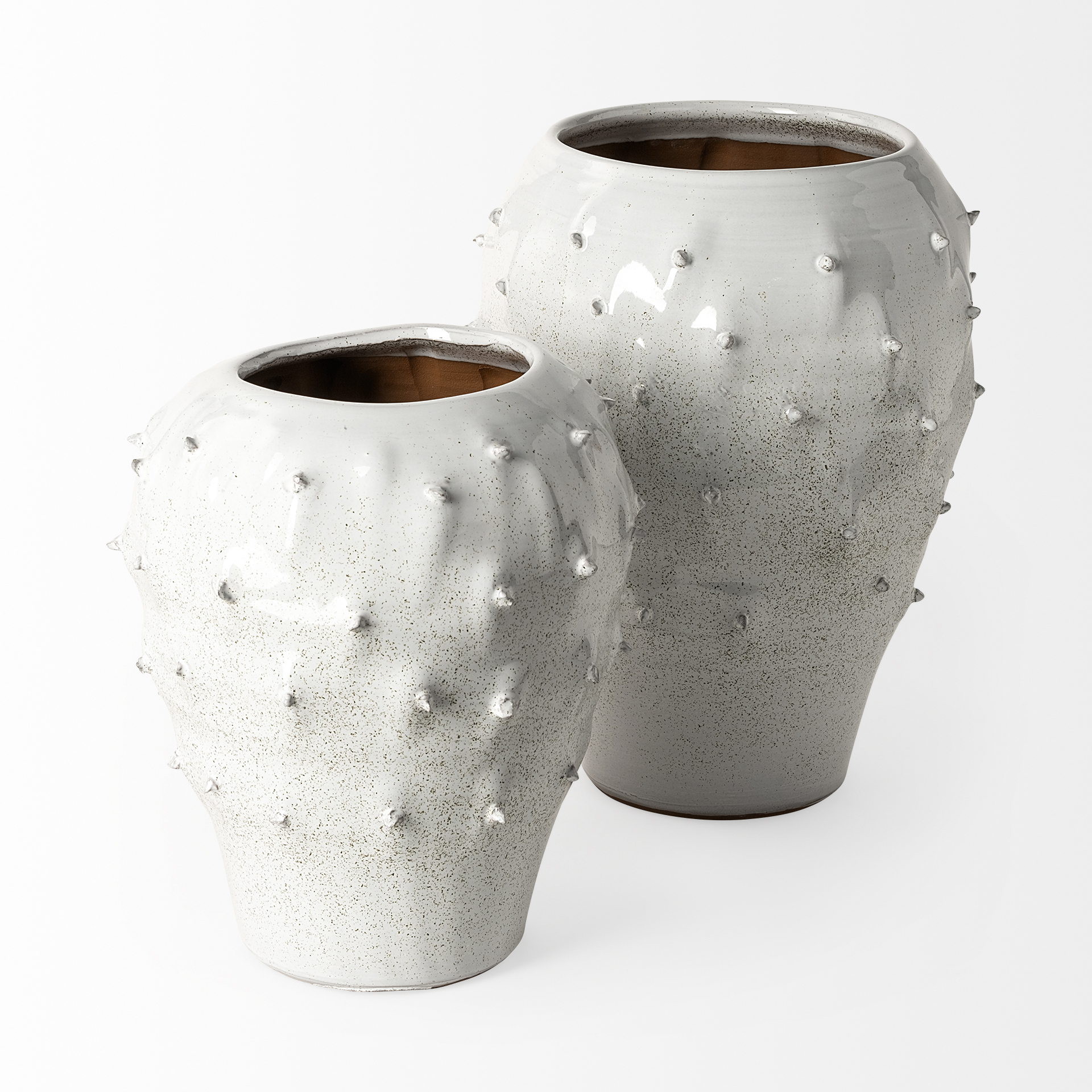 Mercana Julian Vase - White, H11"