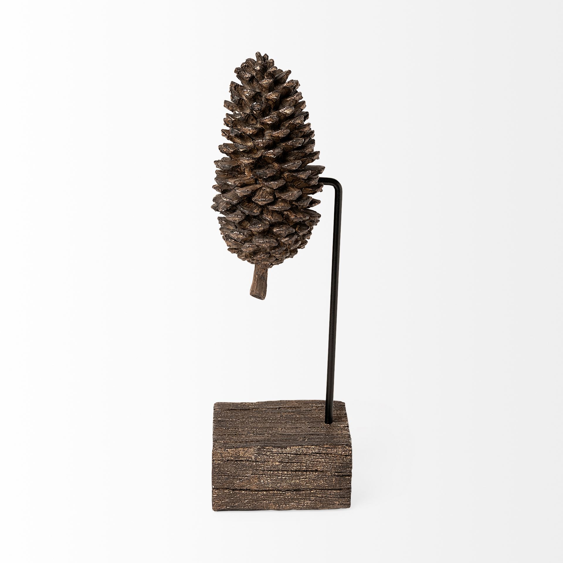 Mercana - Pinterra Object in Brown, Solid Wood
