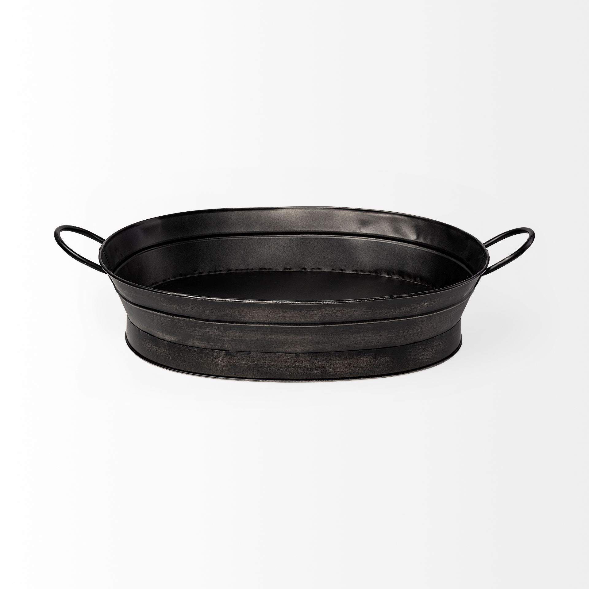 Mercana - Reno Basket in Black, Metal