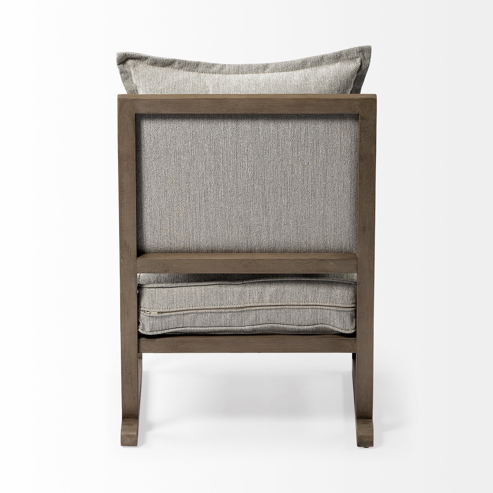 Mercana - Sherlock Accent Chair in Brown/Gray, Wood