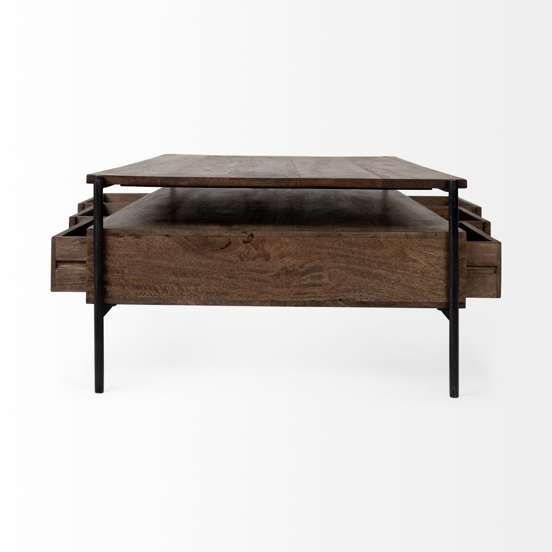 Mercana - Glenn Coffee Table in Brown, Solid Wood