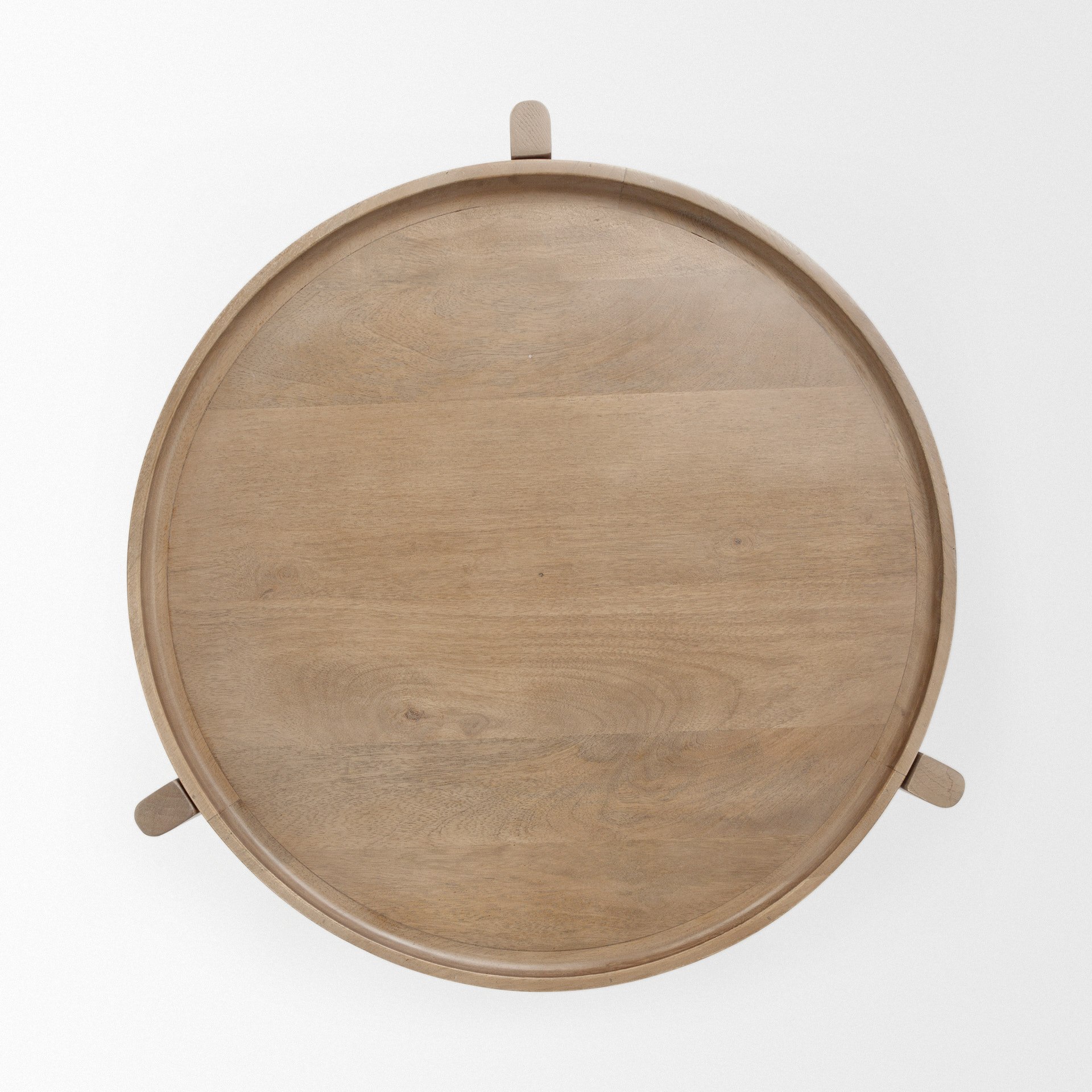 Mercana - Cleaver Accent Table in Brown, Solid Wood