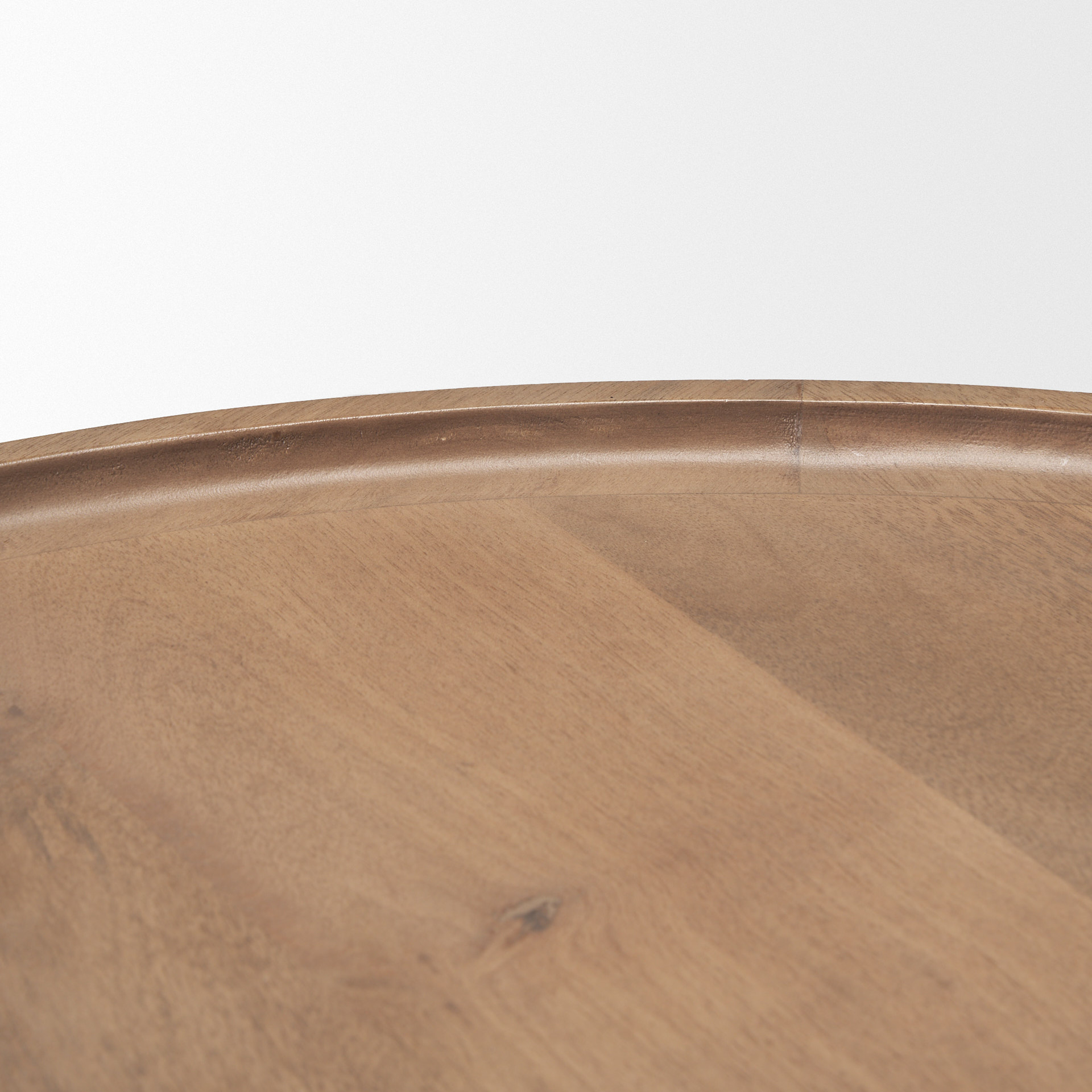 Mercana - Cleaver Accent Table in Brown, Solid Wood