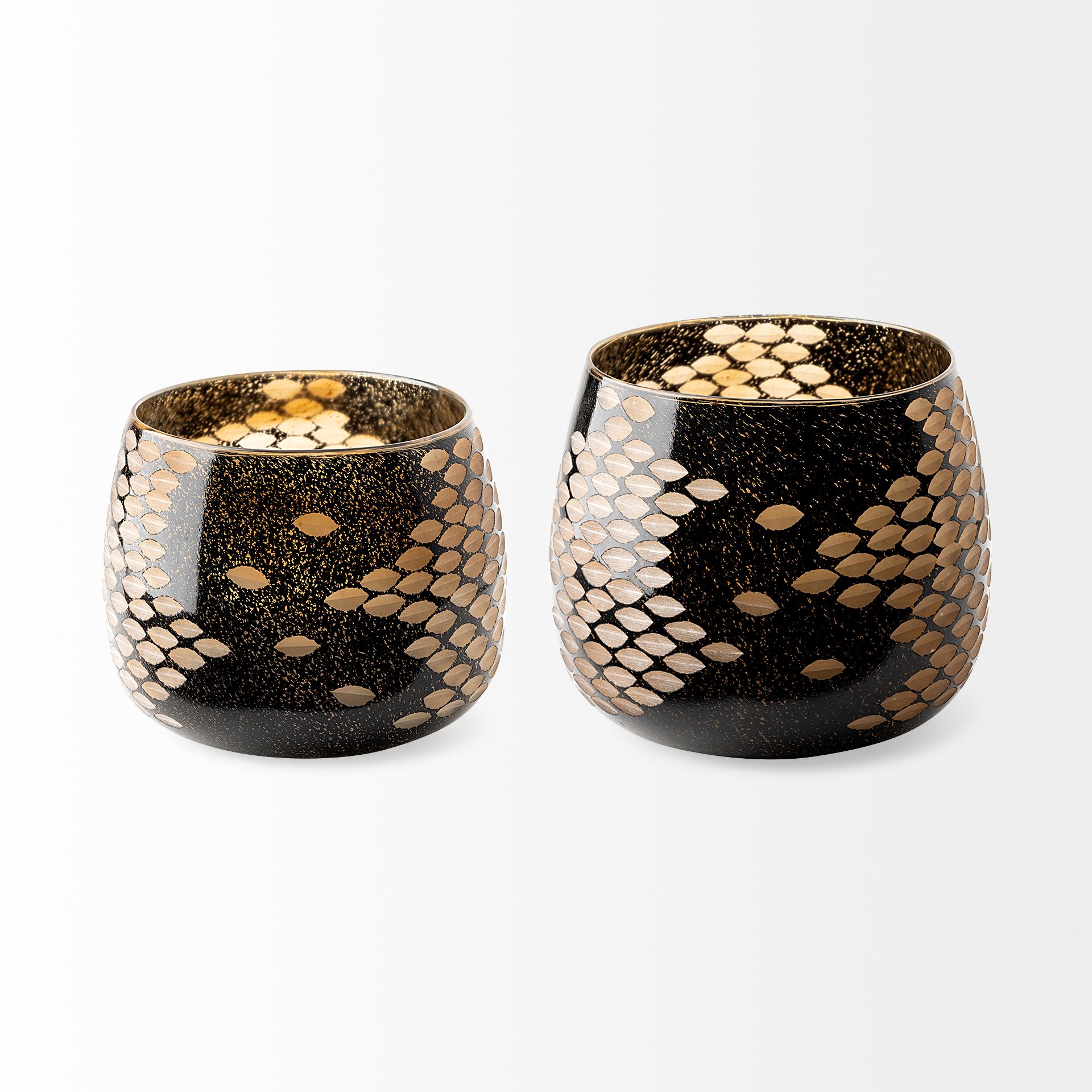 Mercana Mojave Large Vase - Black, Glass