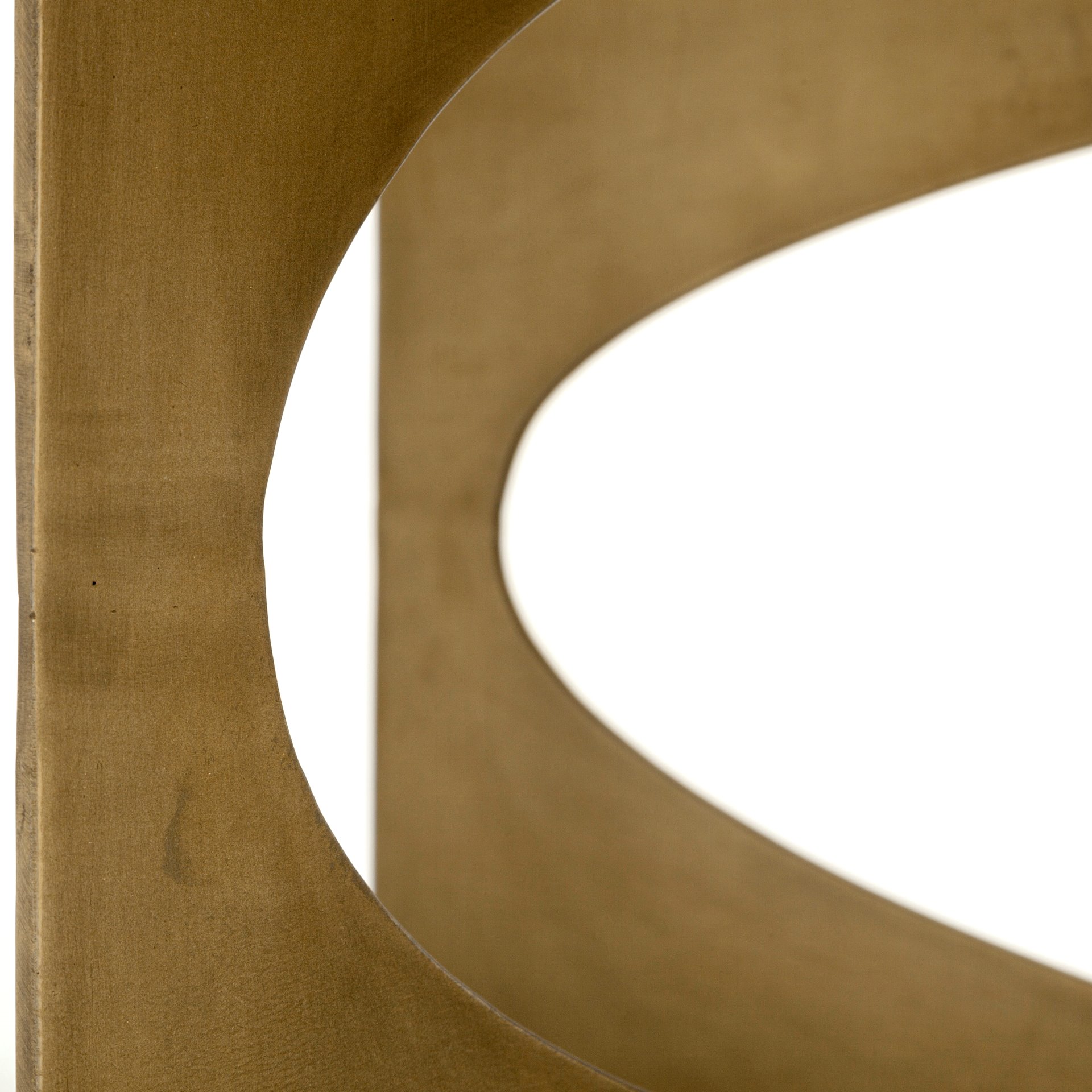 Mercana Reinhold Oval Coffee Table - Gold, Metal