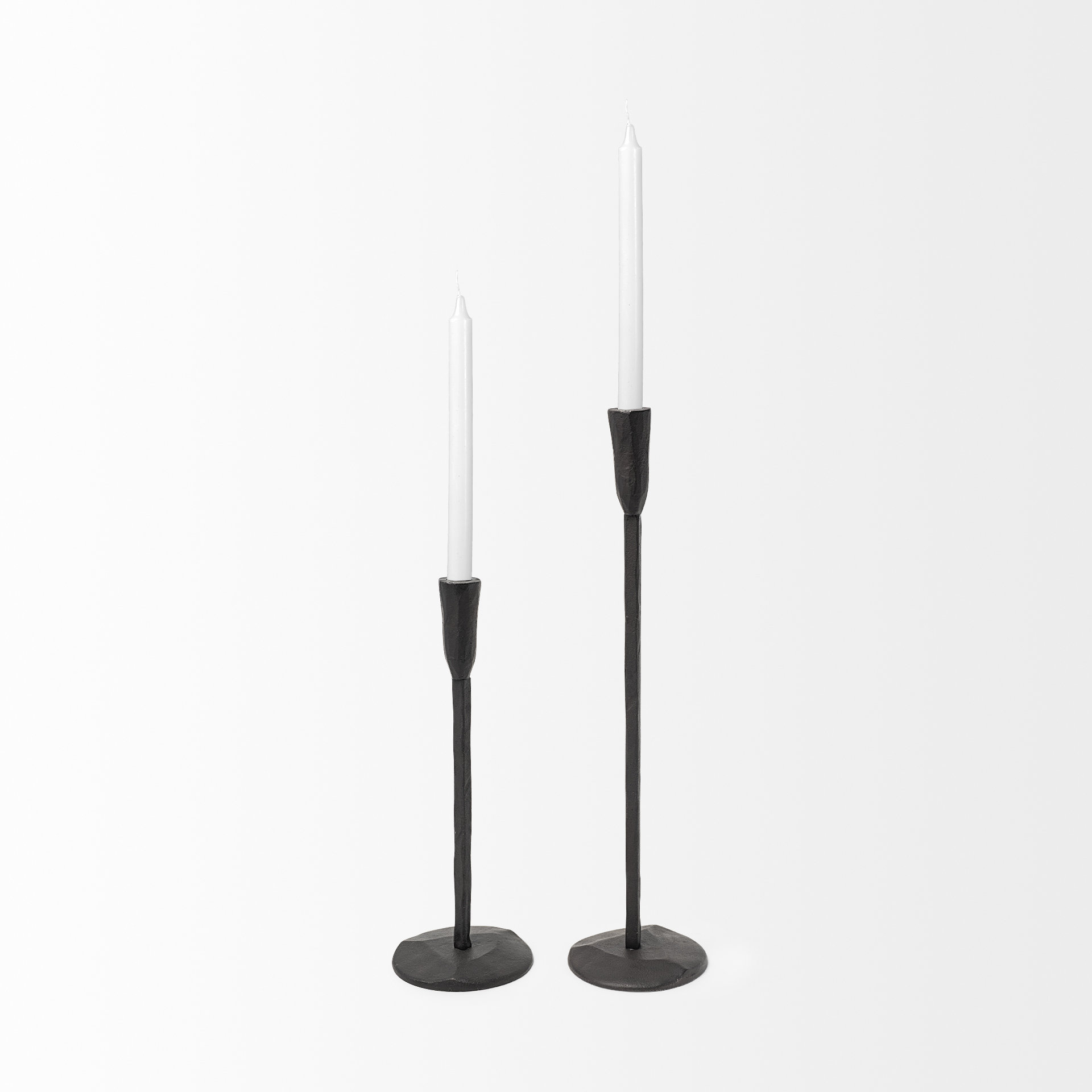 Mercana Levit Candle Holder - Black, H20"