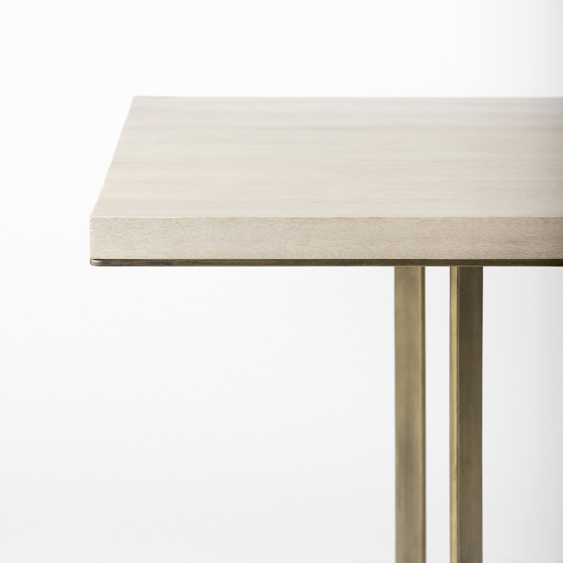Mercana Faye Square Dining Table - Beige, Wood