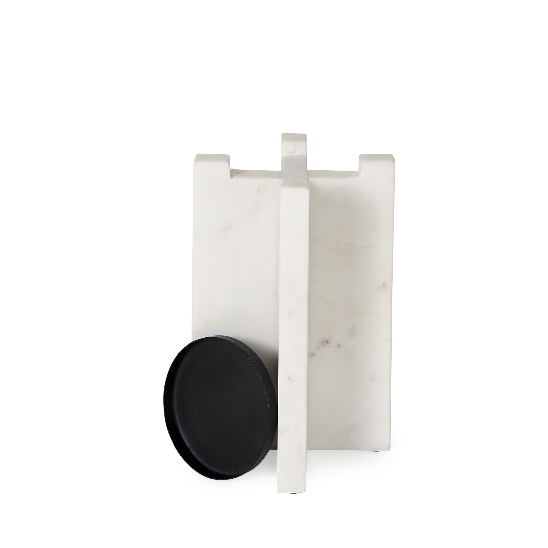 Mercana Sophia Candle Holder - White, H8"