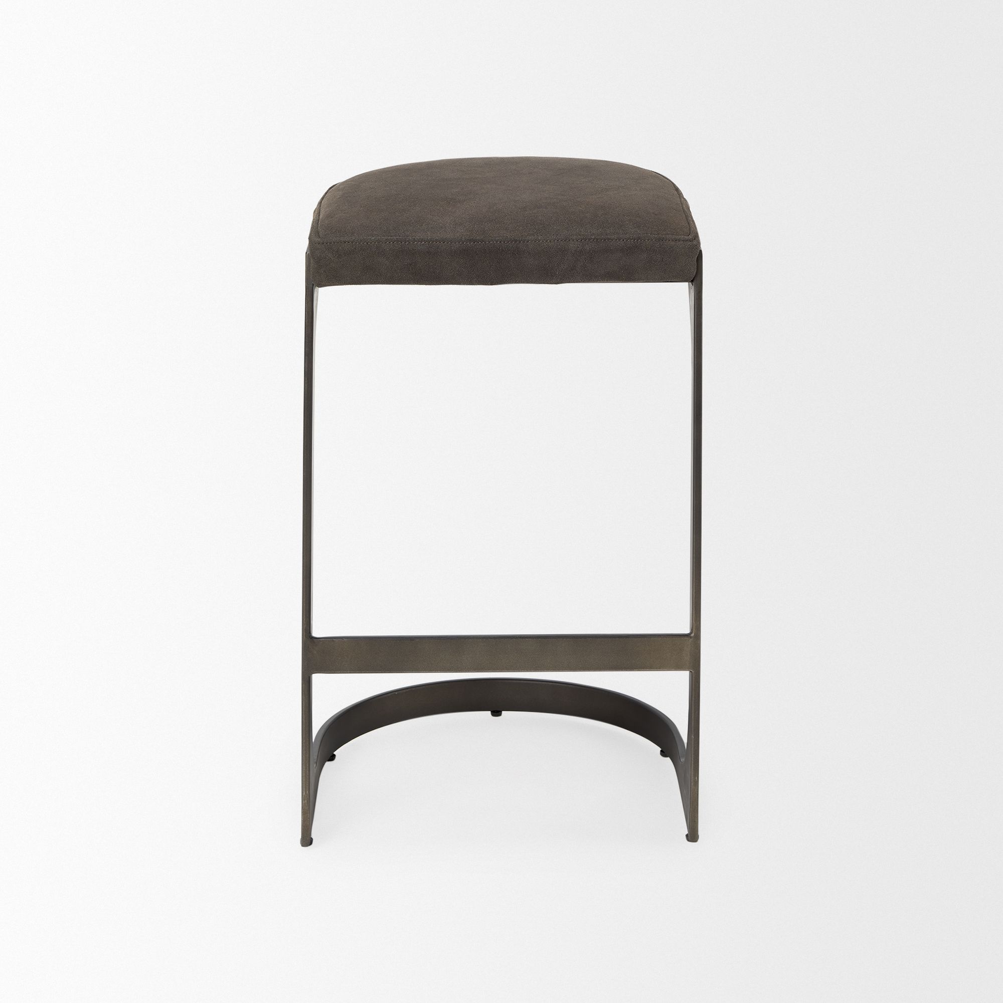 Mercana Tyson 28" Counter Stool - Brown/Gray