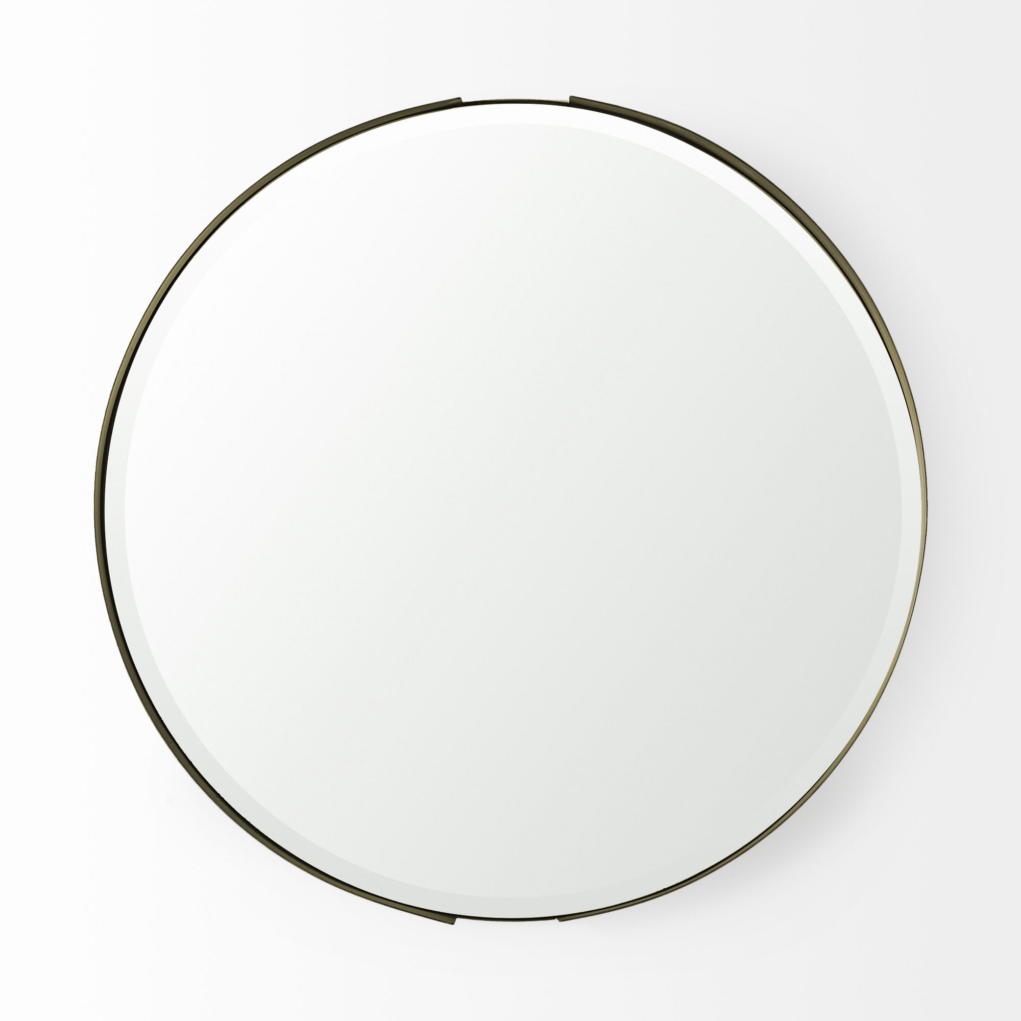 Mercana Adrianna 24.4" Round Mirror - Gold
