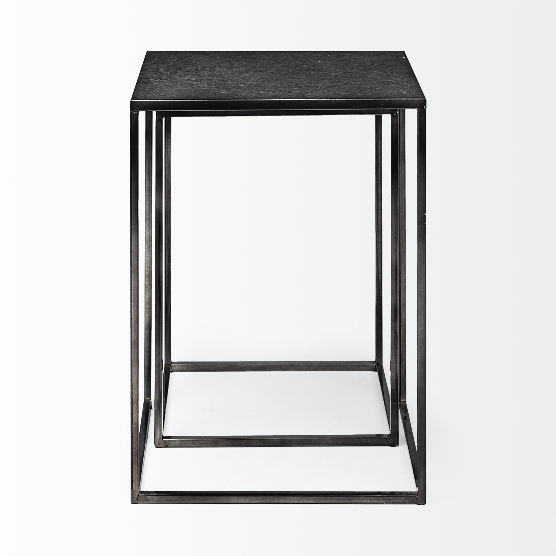 Mercana - Kasey Accent Table in Black, Metal