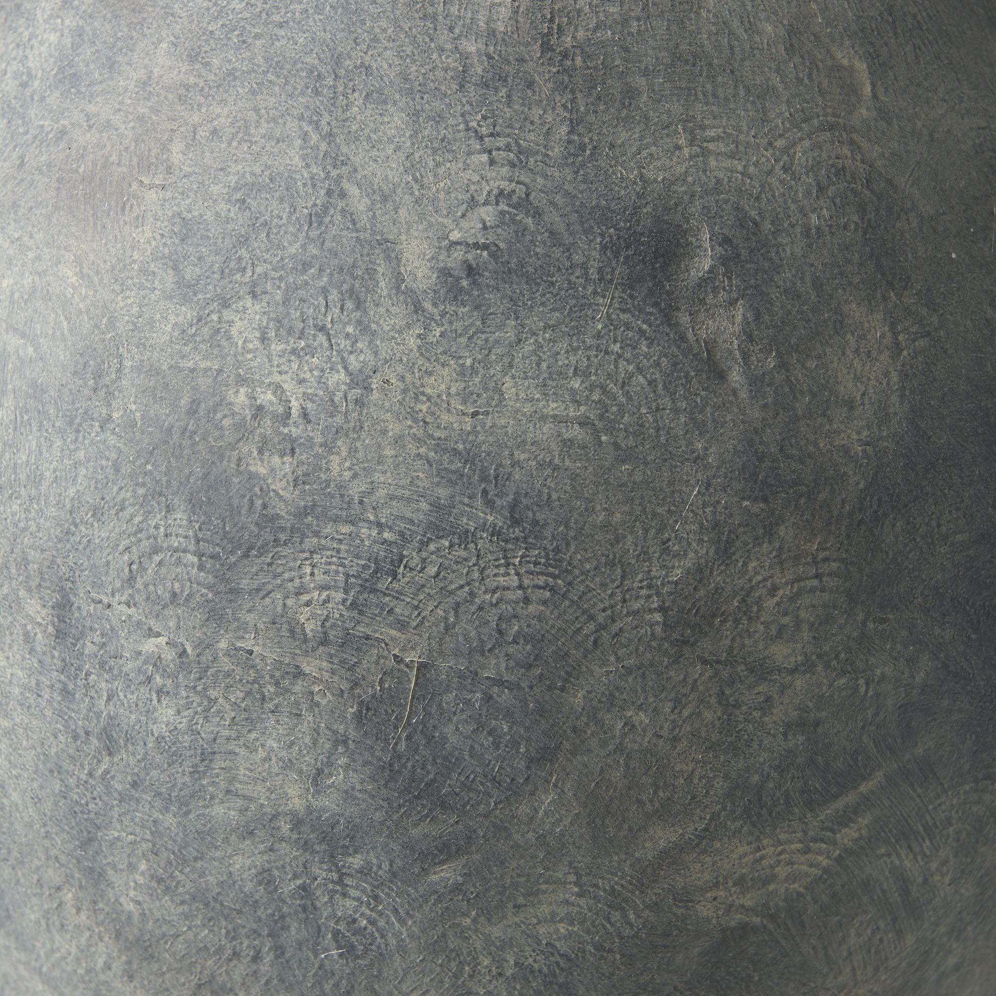 Mercana Gobi Small Ceramic Oval Vase - Gray