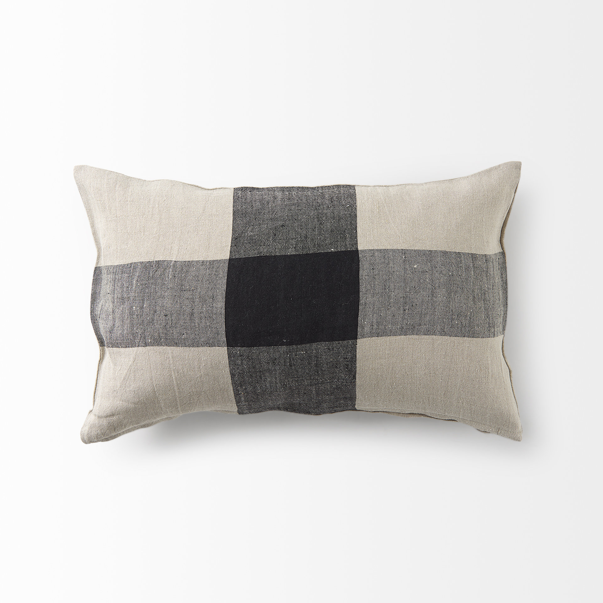 Mercana Raquel Pillow - Beige/Black, 13x21