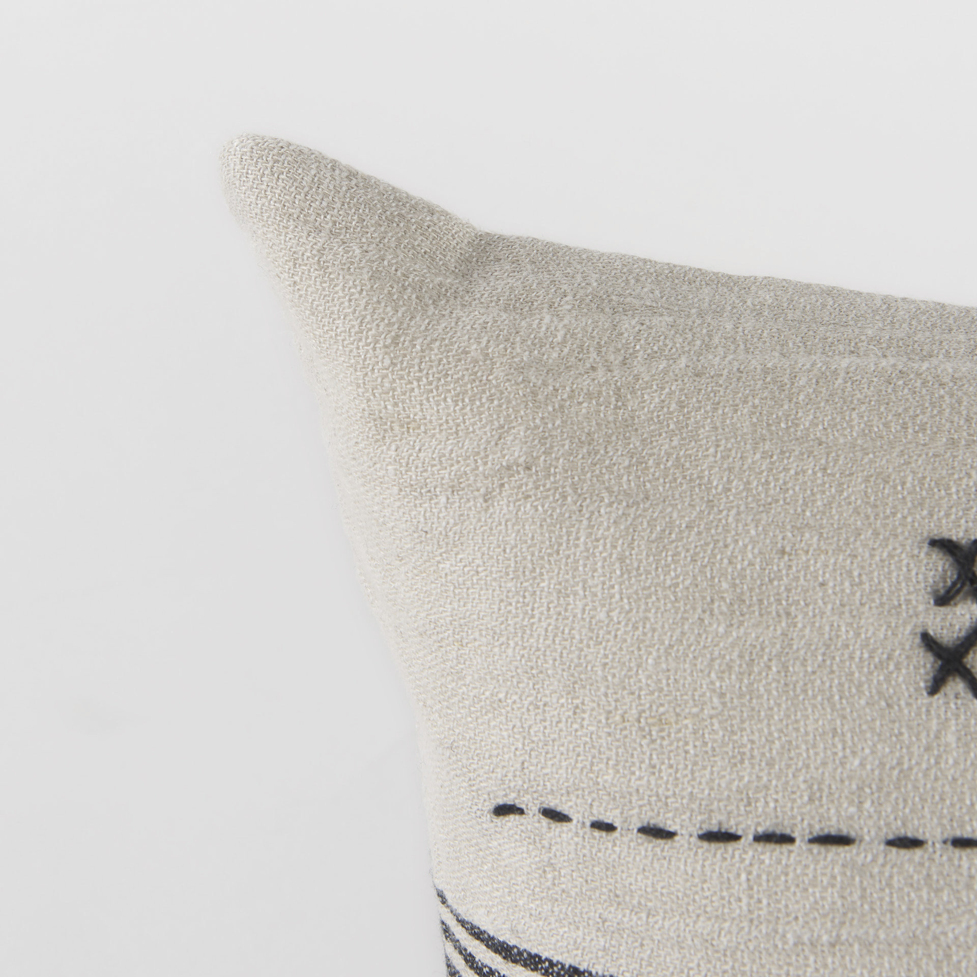 Mercana - Thalia Pillow in Black, Fabric