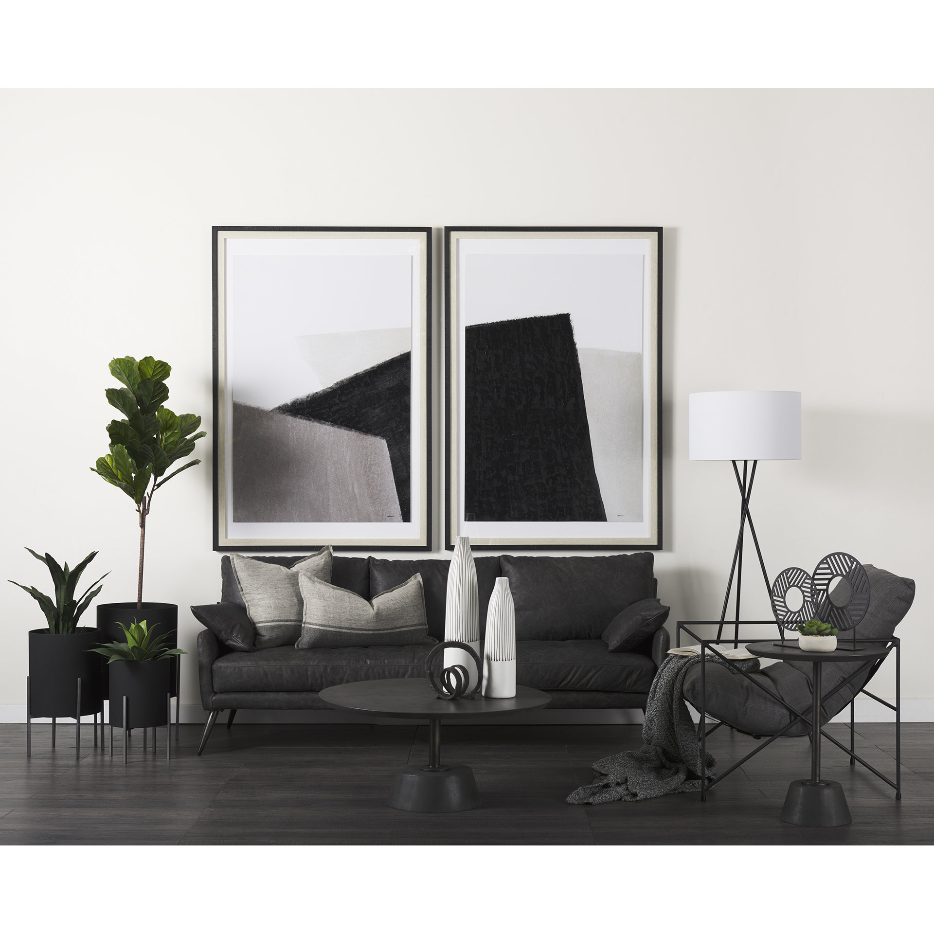 Mercana Zadie Pillow - Light Gray, 14x26