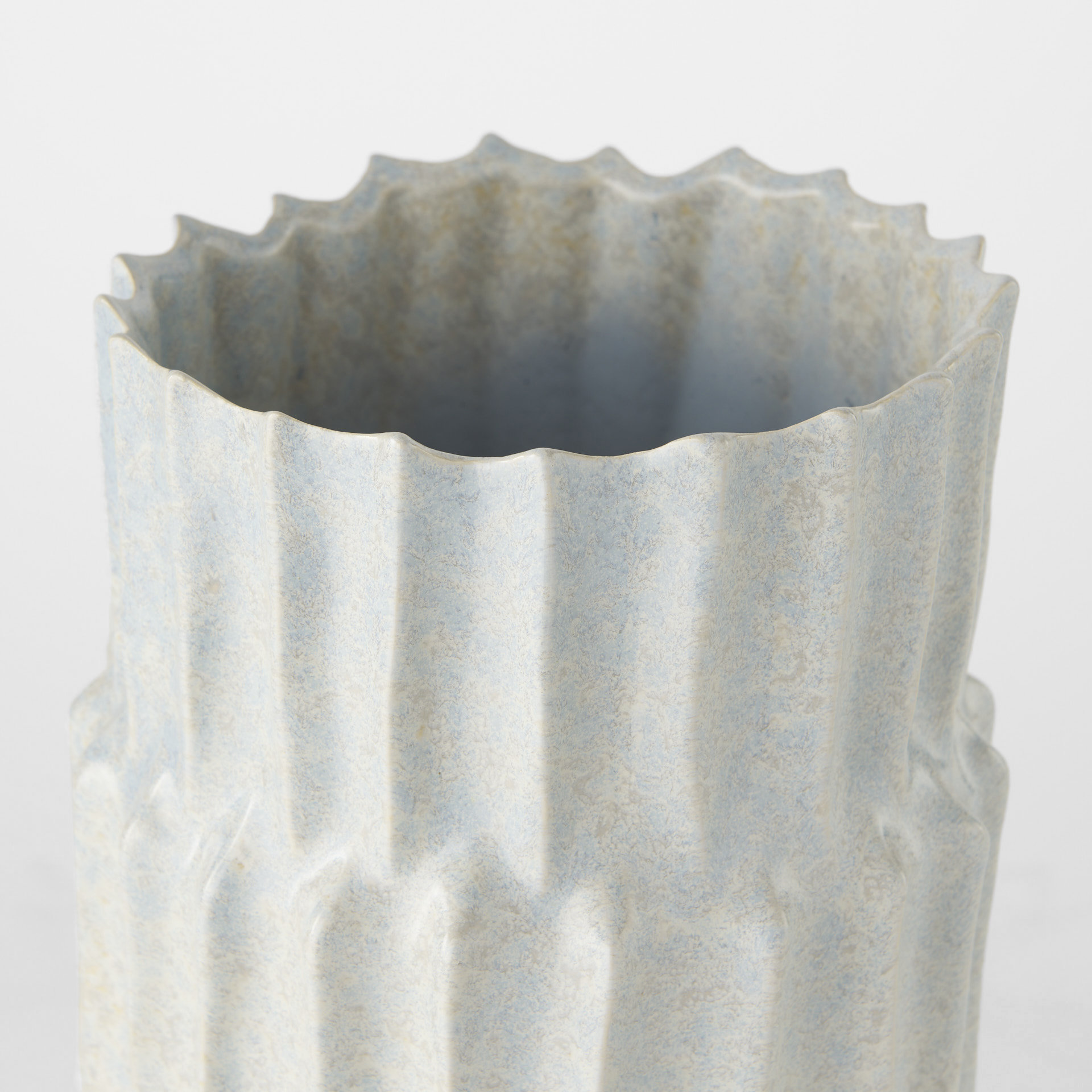 Mercana Cardon Small Vase - Gray, Ceramic