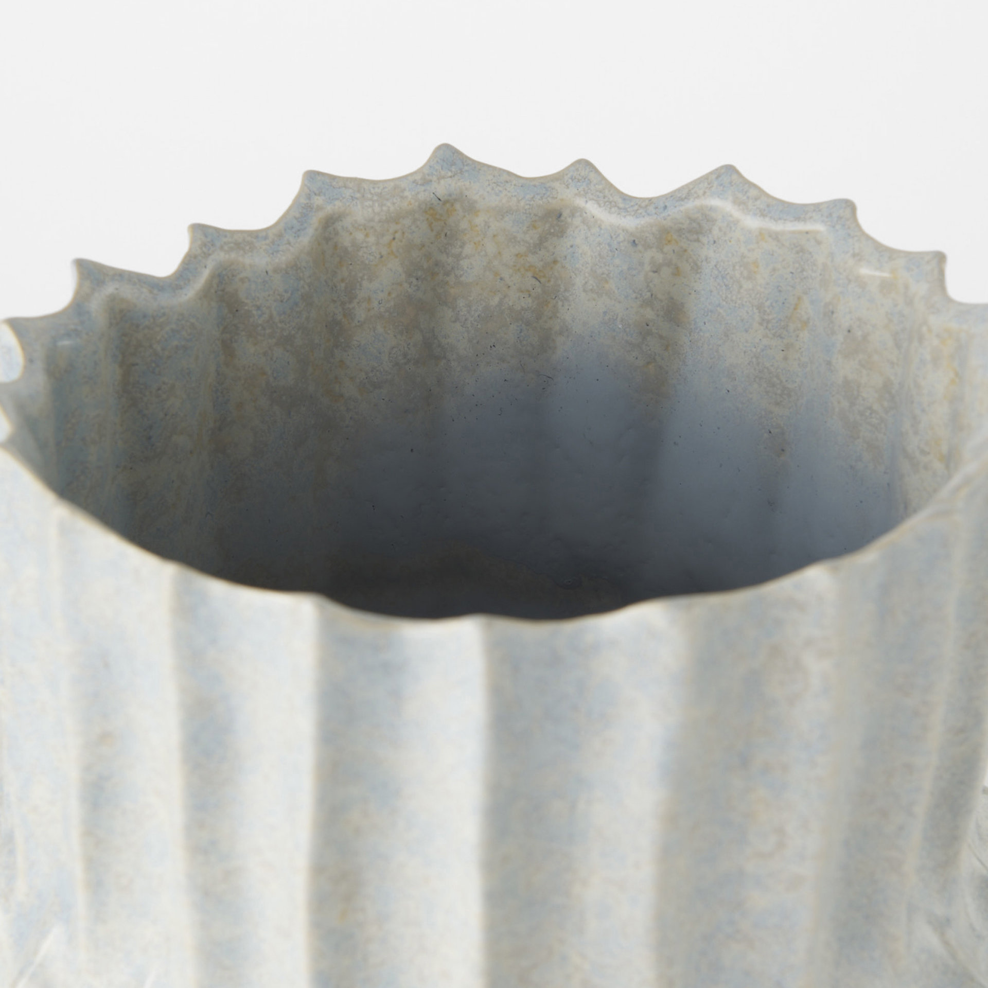 Mercana Cardon Small Vase - Gray, Ceramic