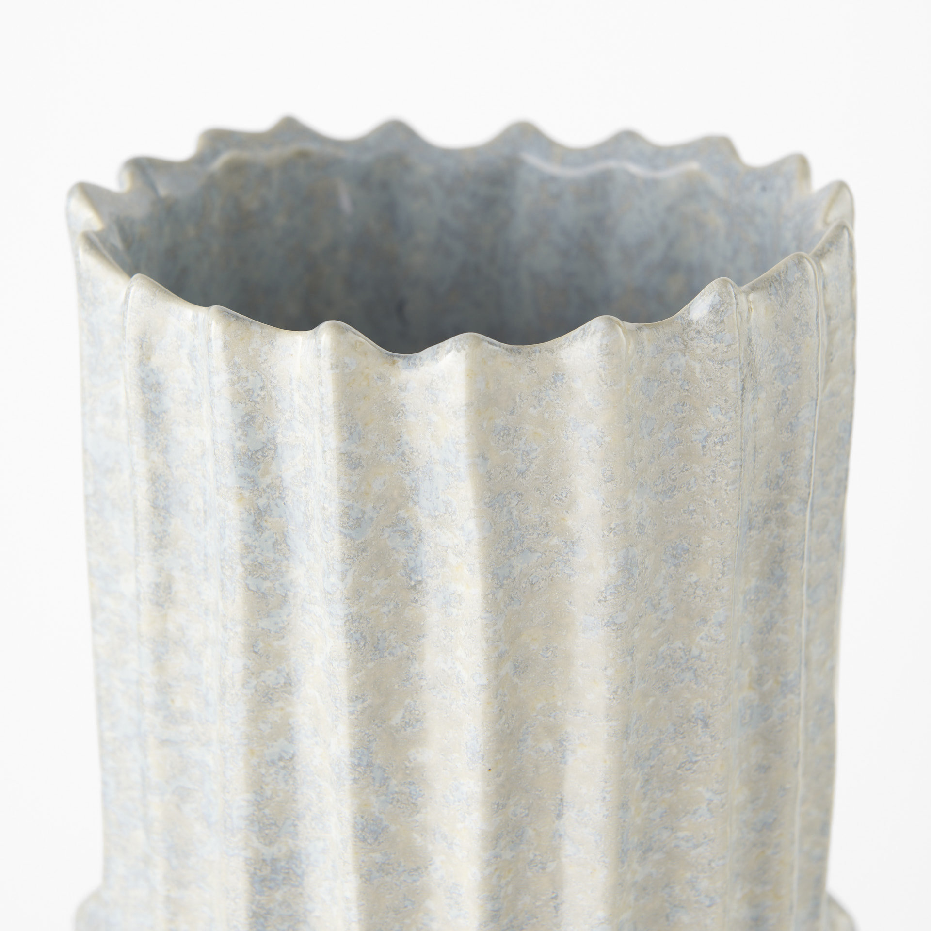 Mercana Cardon Large Vase - Gray, Ceramic