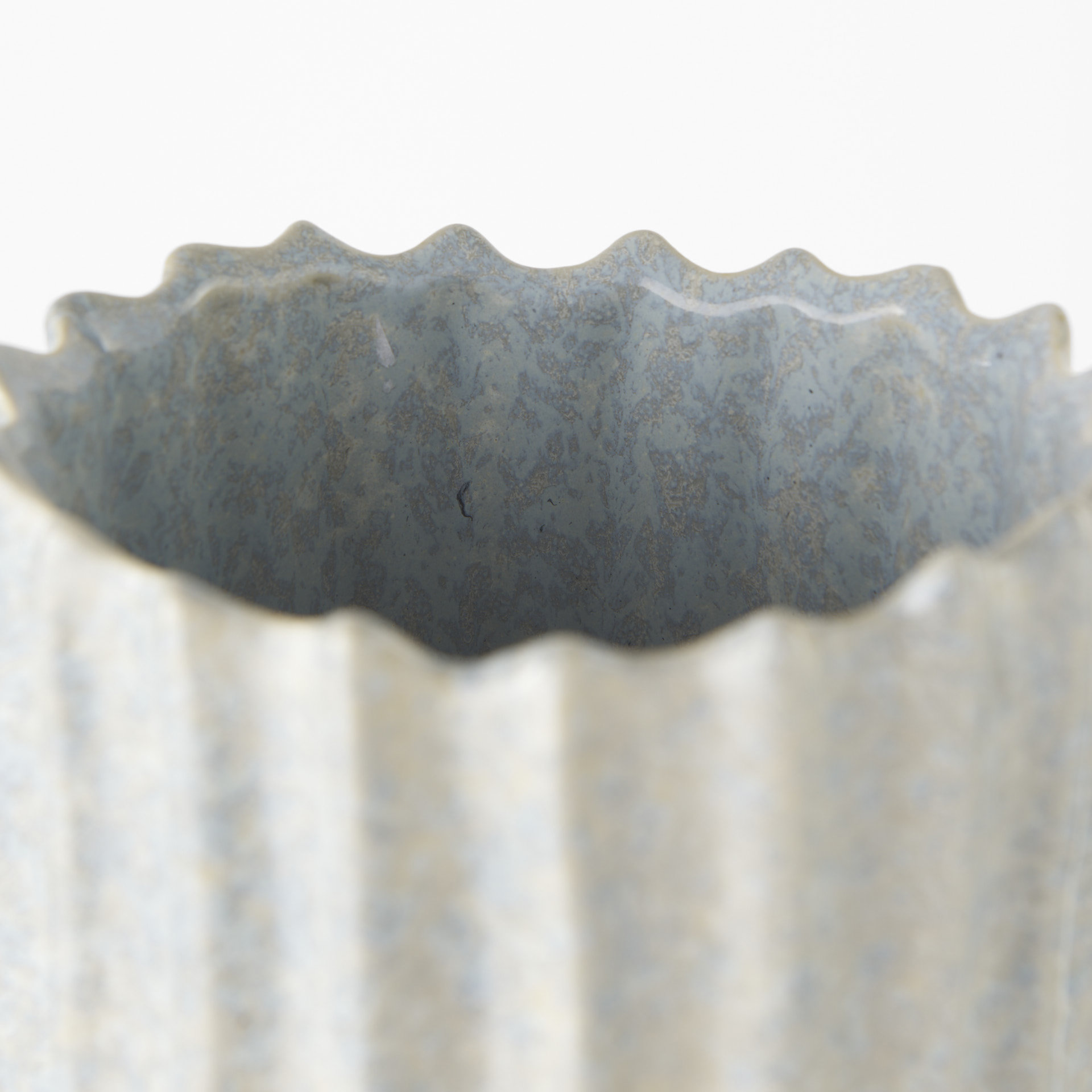 Mercana Cardon Large Vase - Gray, Ceramic