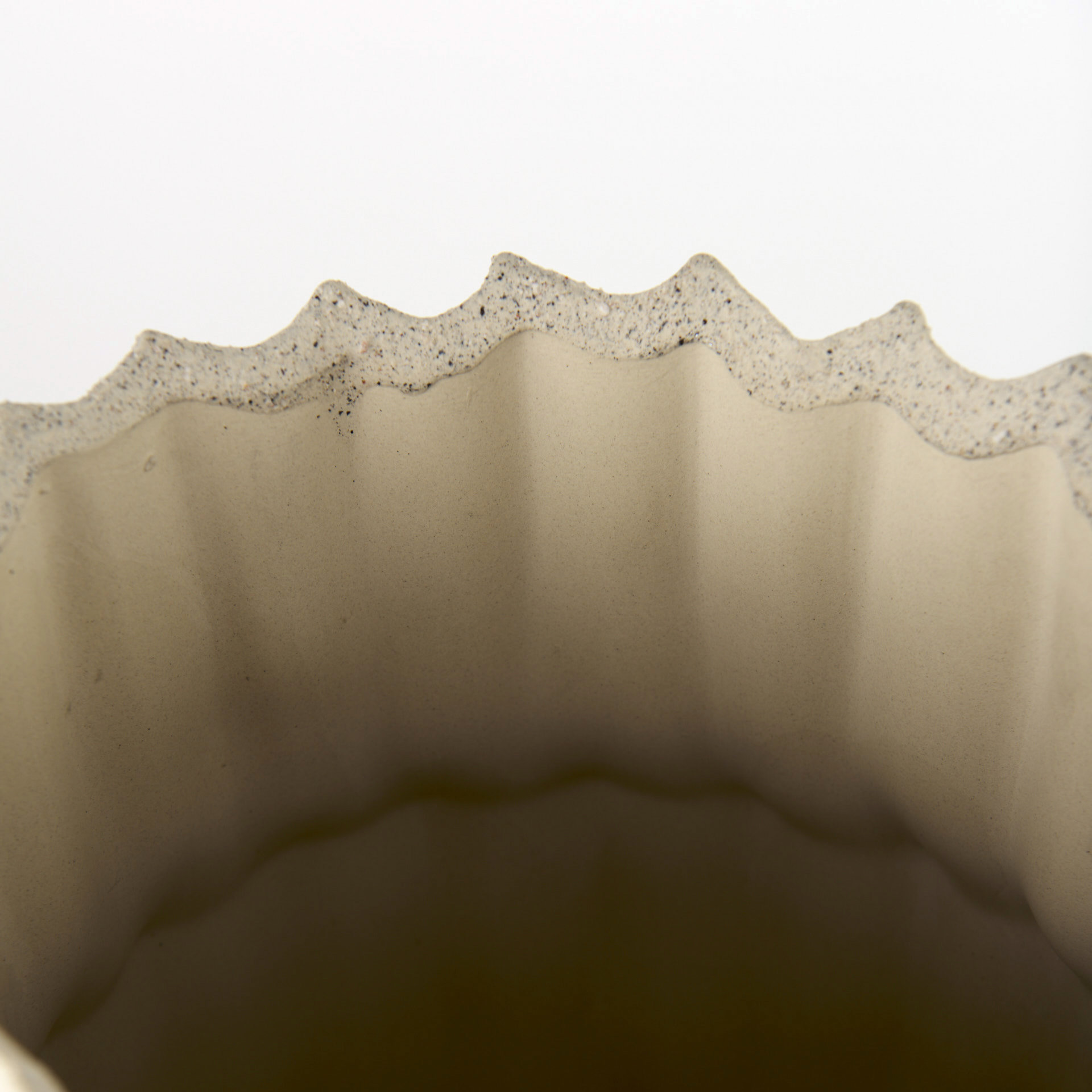 Mercana Cardon Large Vase - Cream, Ceramic
