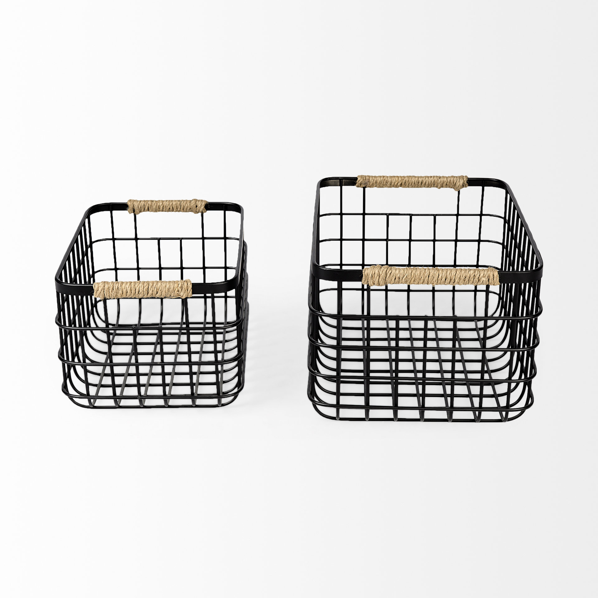 Mercana - Marius Basket in Black, Metal