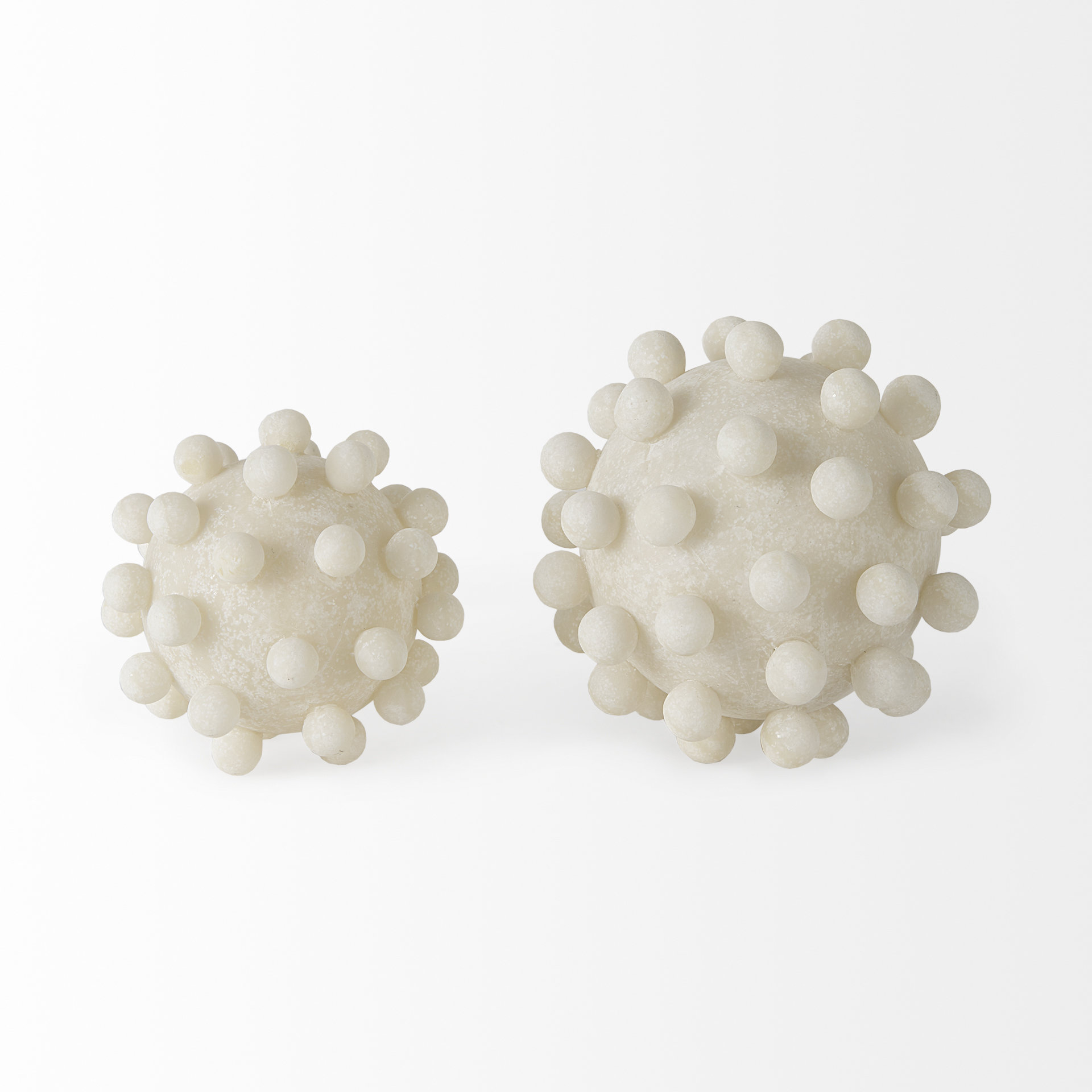 Mercana Malo Large Object - Cream, Resin