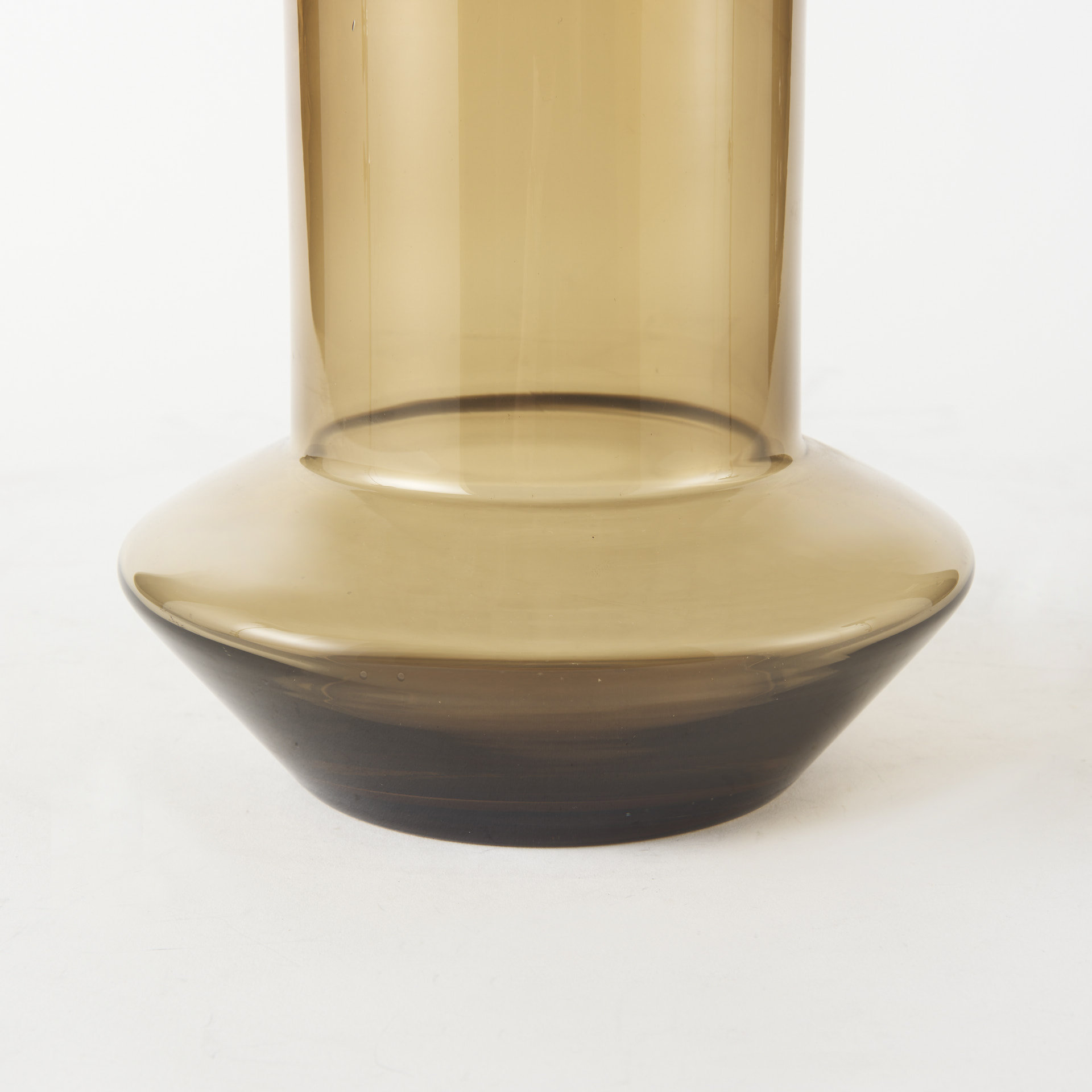 Mercana Amrita Small Vase - Brown/Gold, Glass