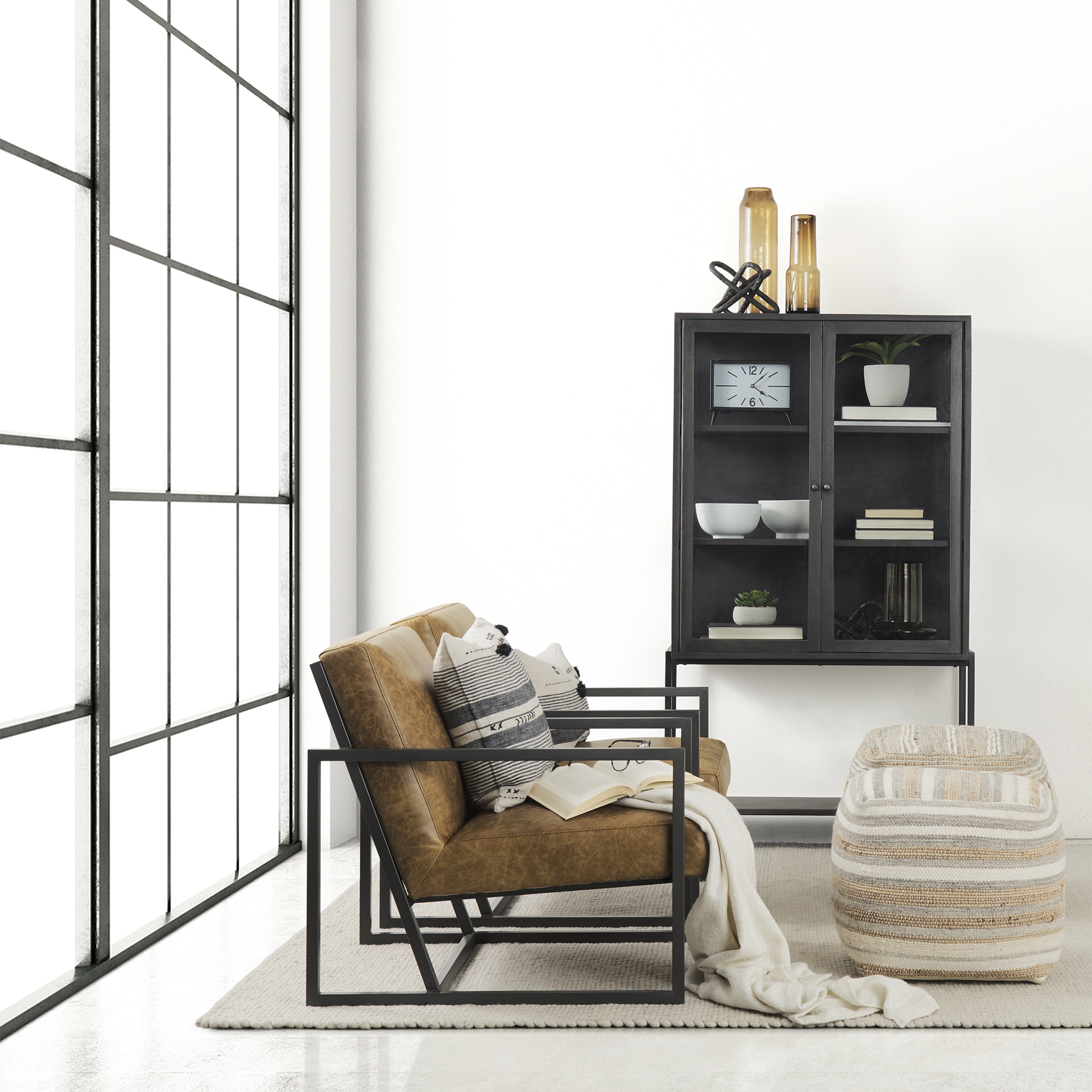 Mercana Amrita Medium Vase - Brown, Glass