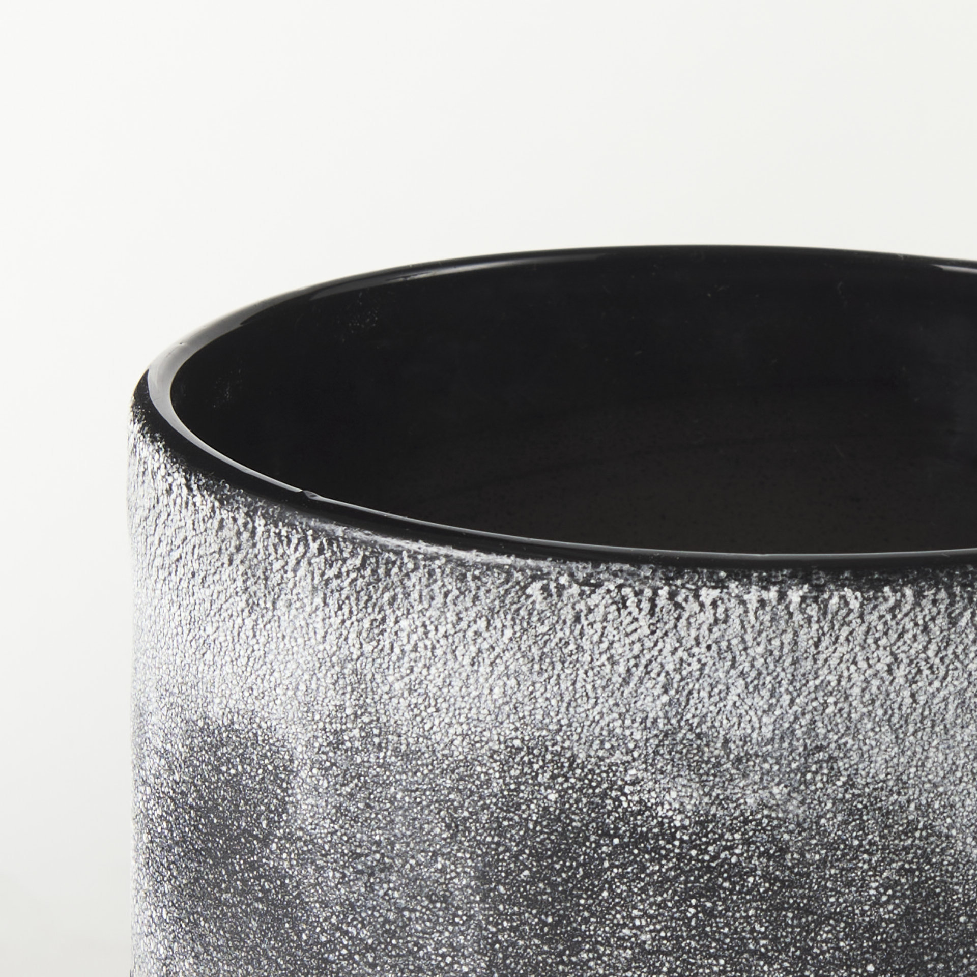 Mercana Squally Vase - Black/Brown, H6"
