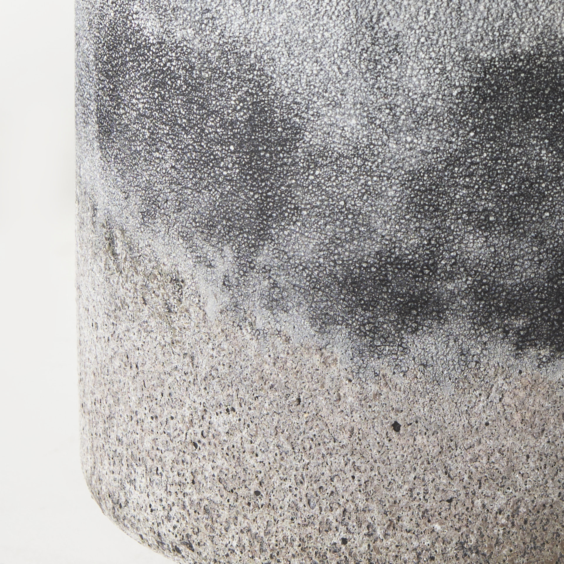 Mercana Squally Vase - Black/Brown, H6"