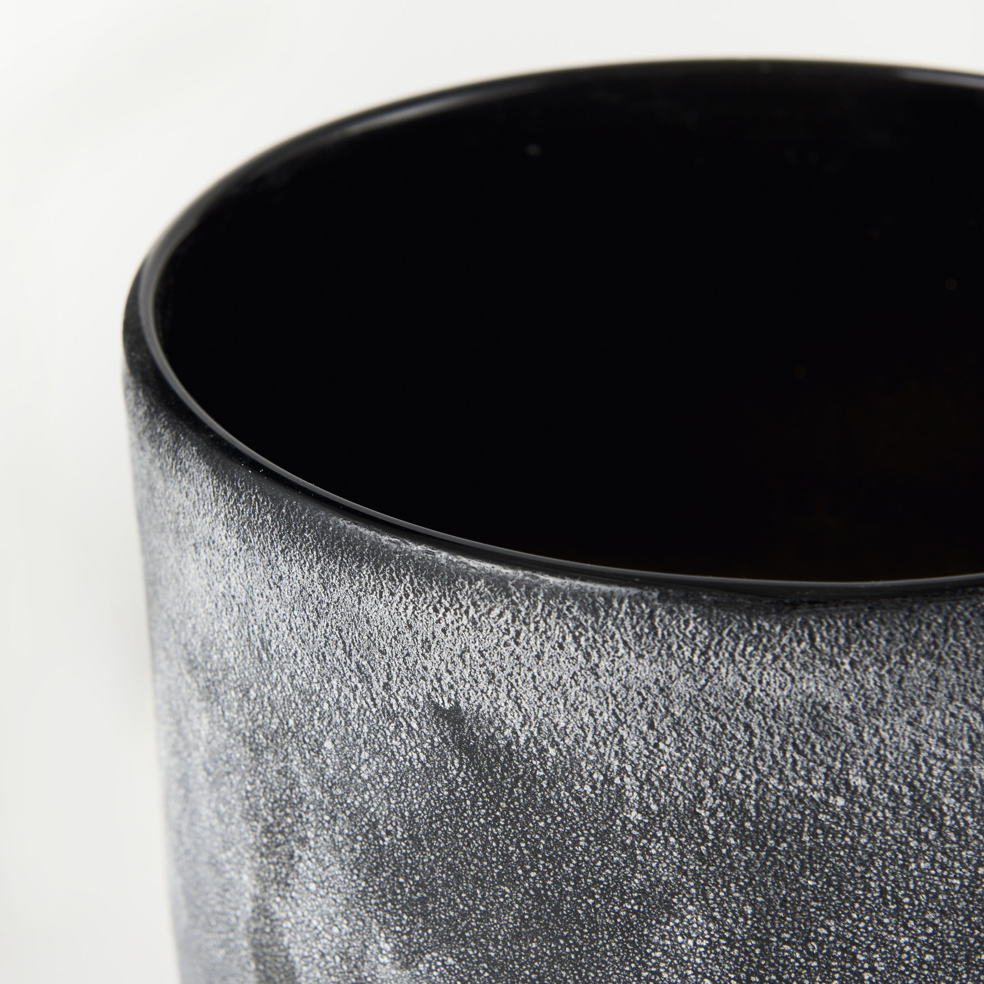 Mercana Squally Vase - Black/Brown, H9"
